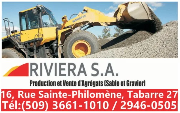 Riviera S.A. — agrégats
