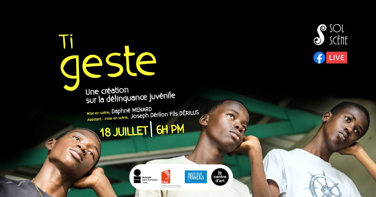 « Ti Geste » une création artistique sur la délinquance juvénile