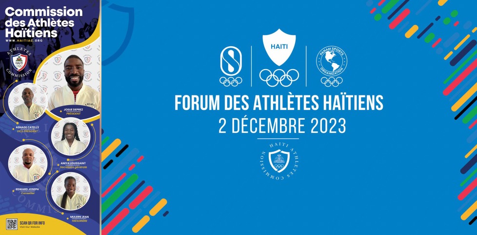 Le Forum des Athlètes haïtiens, une grande première dans la famille olympique haïtienne !