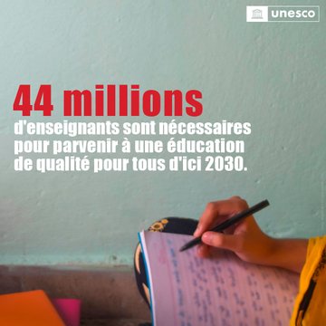 L'ONU lance une alerte mondiale face à la pénurie d'enseignants