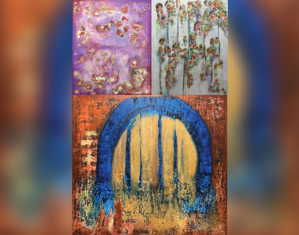 Un hommage du peintre Alain TROCHER  à la galeriste Mireille Pérodin Jérôme