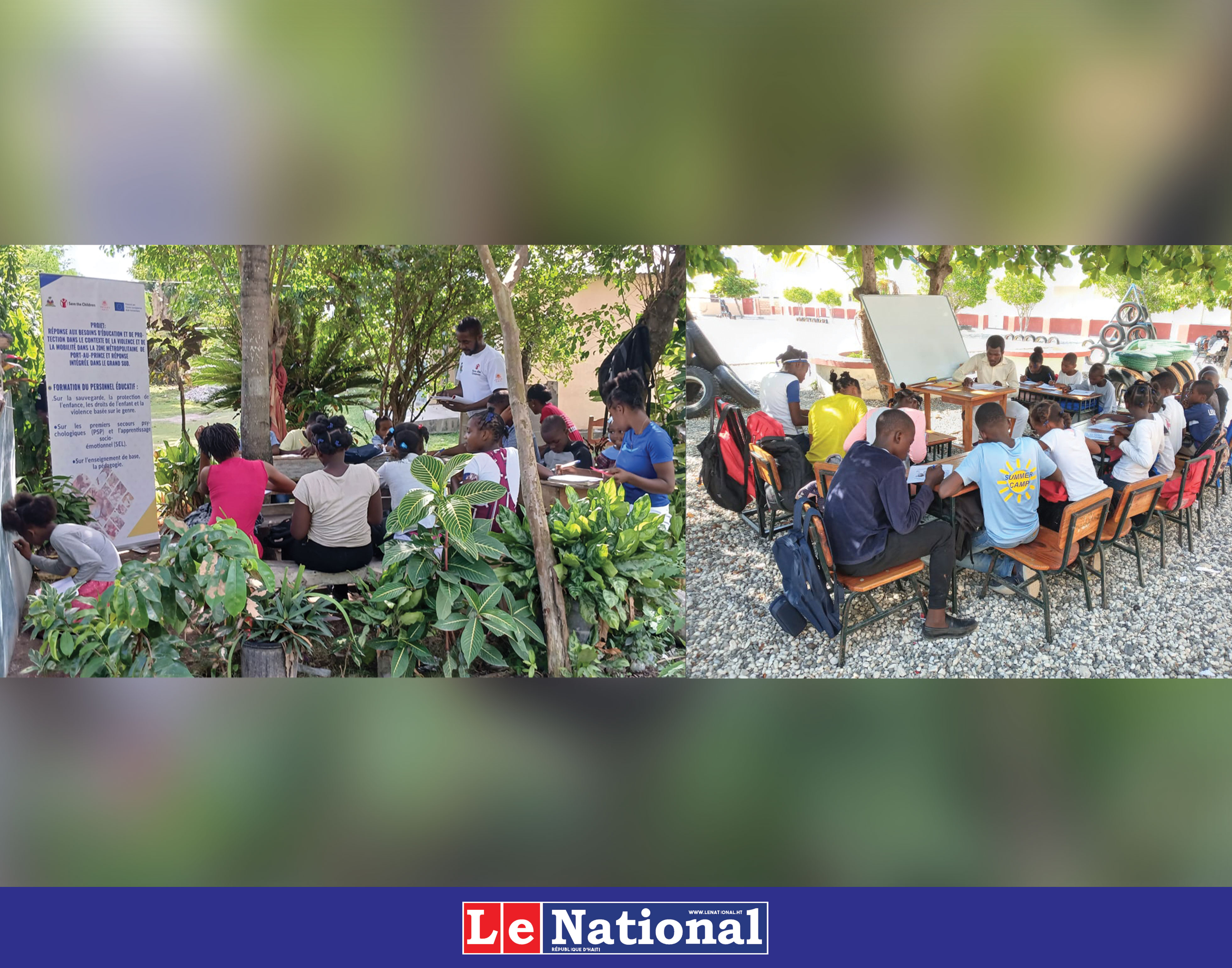 « Lekòl katye » : Save the Children et PRODEV facilitent une éducation continue en temps de crise