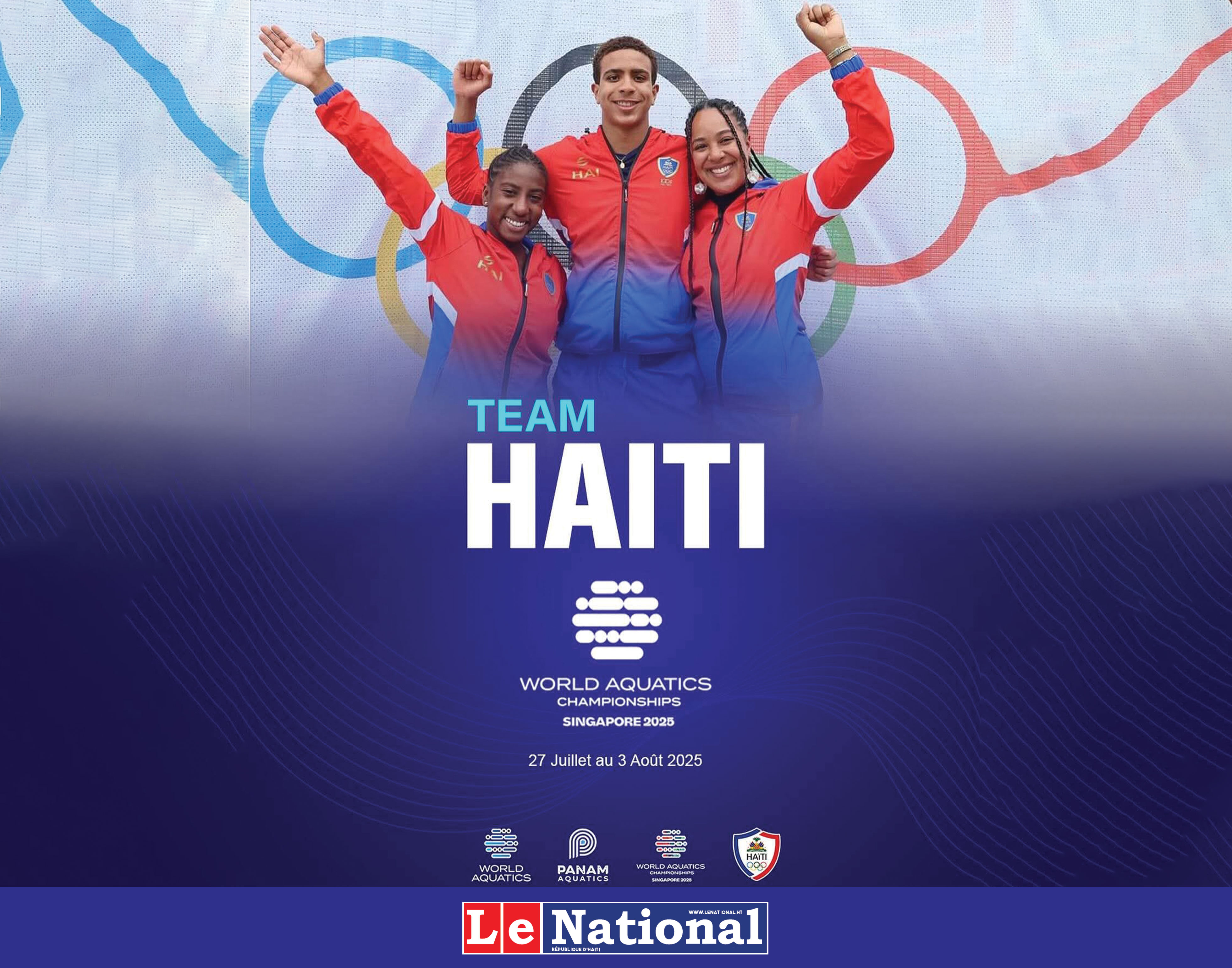 Deux nageurs représenteront Haïti aux Championnats du monde de Singapour !