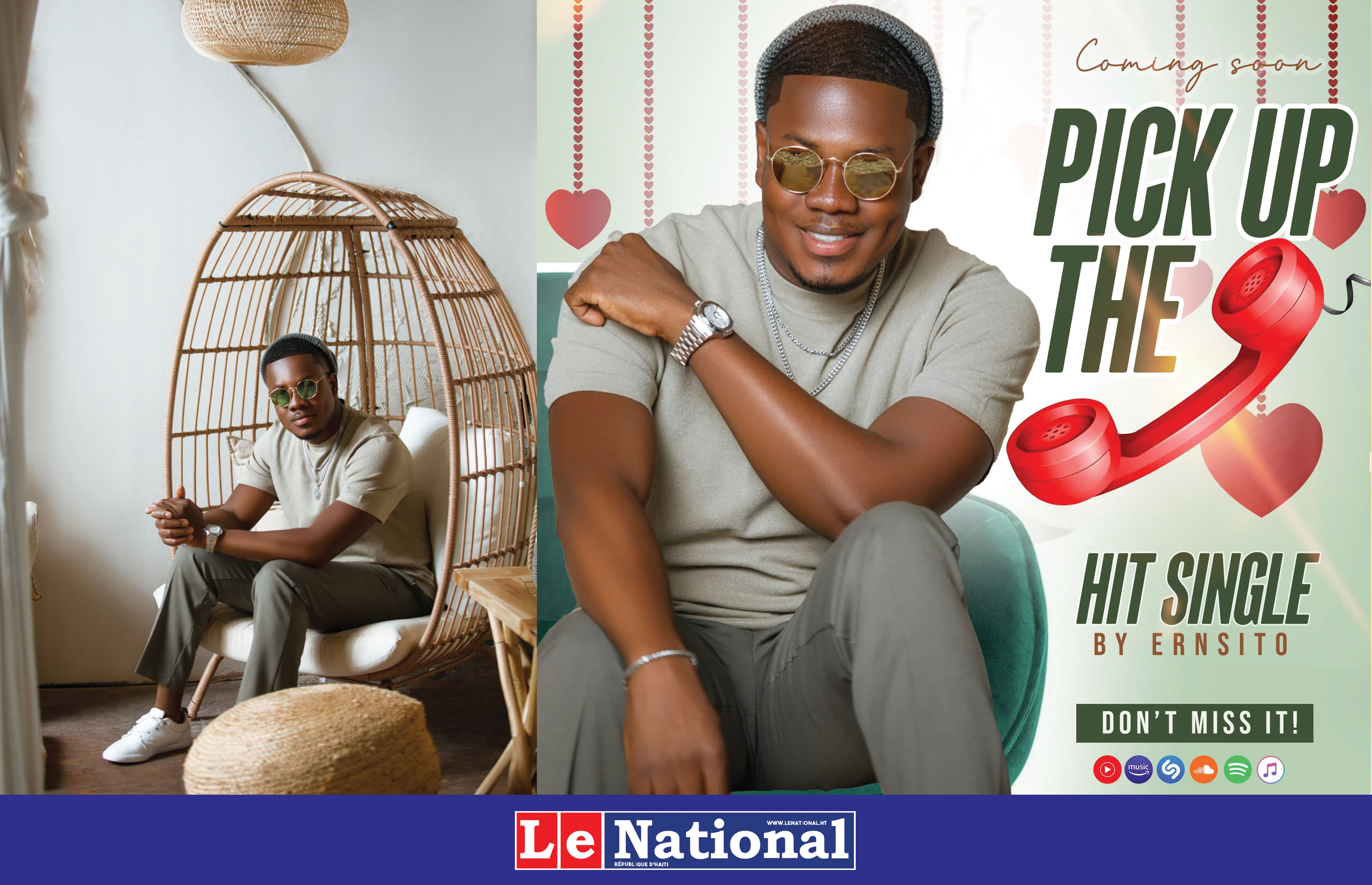 « Pick Up the Phone » : le nouveau titre du grand retour d’Ernsito
