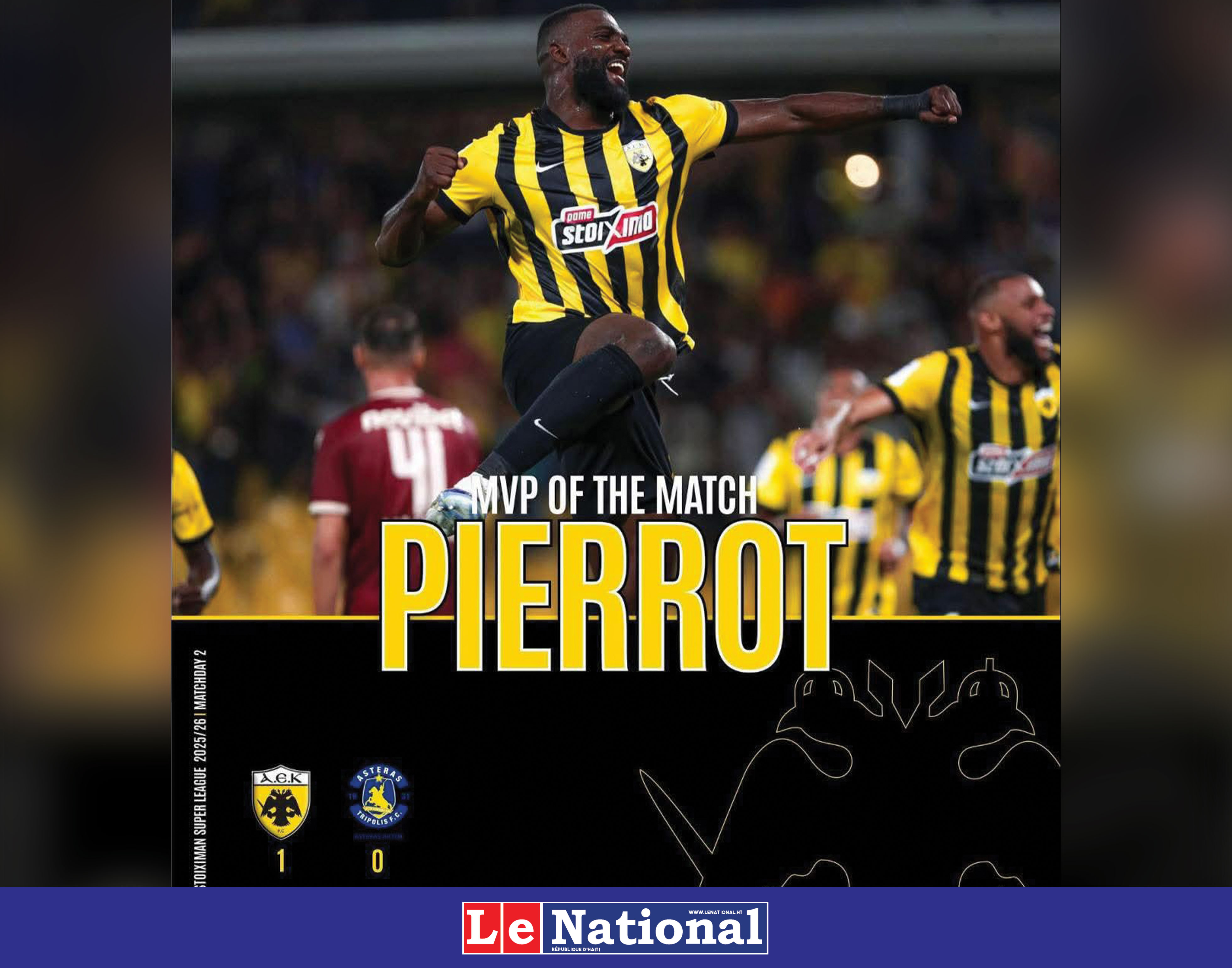 Frantzdy Pierrot marque son premier but de la saison !