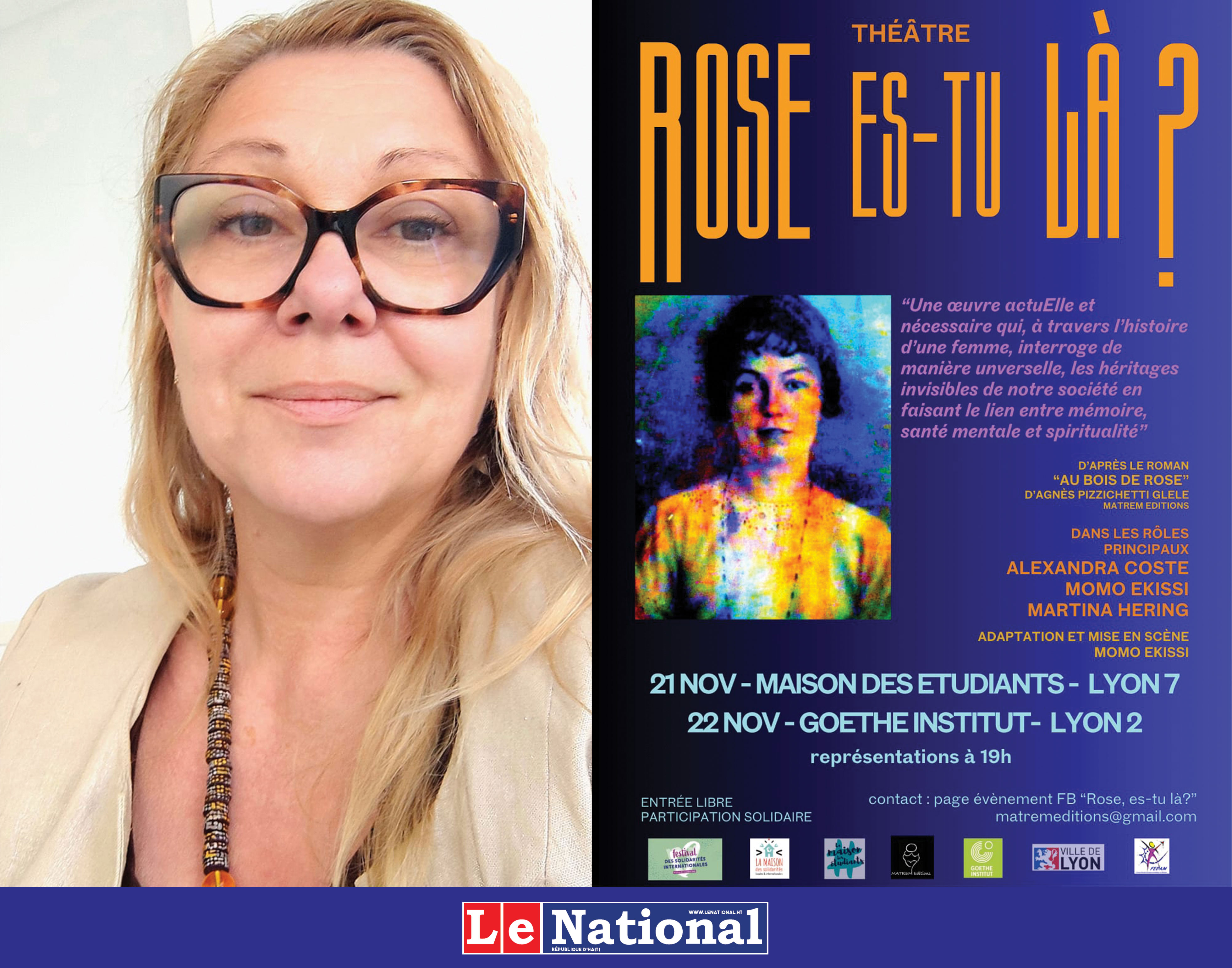 Rose, es-tu là : un dialogue avec l’invisible au féminin ? 