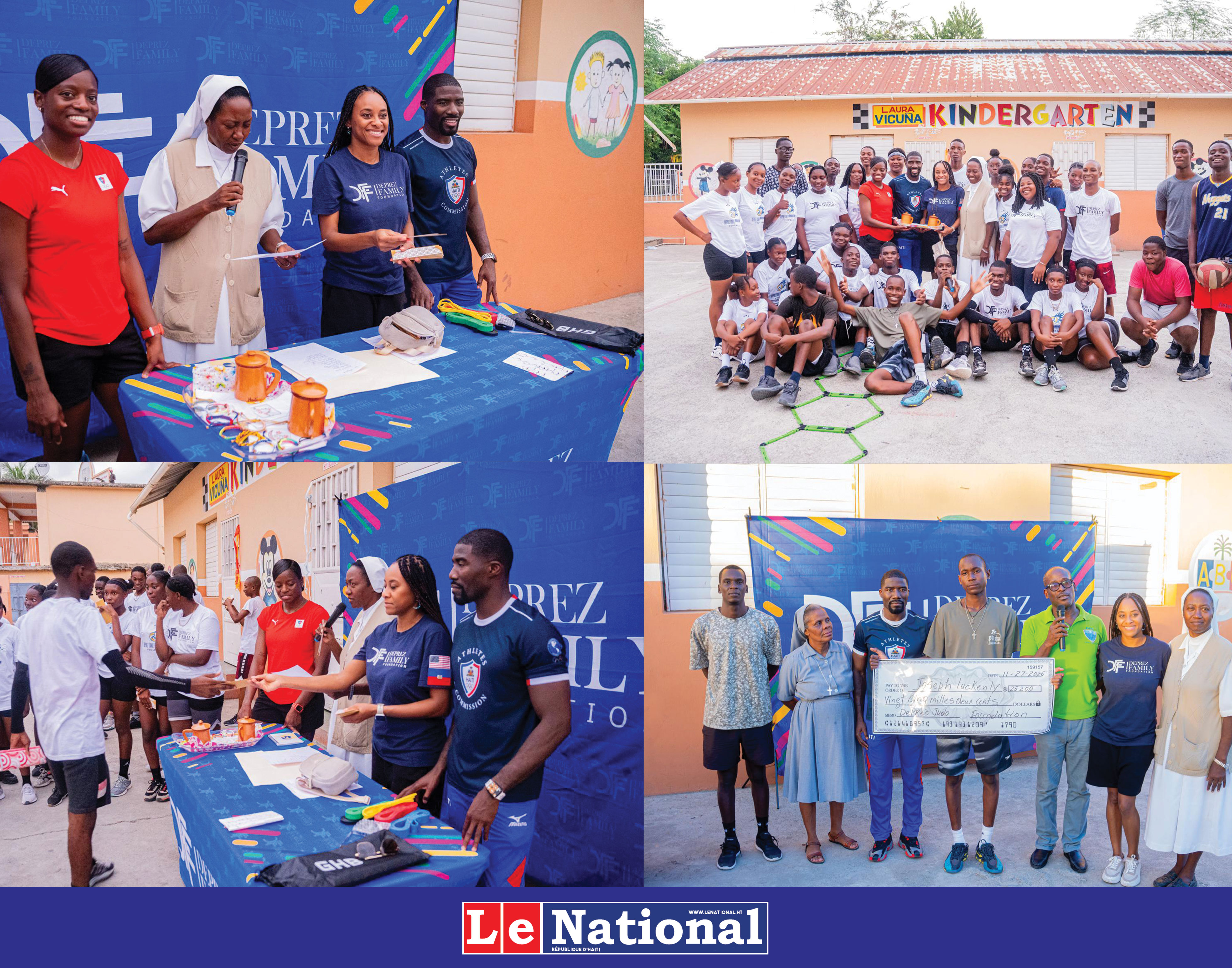 La Deprez Family Foundation honore les deux médaillés de bronze Cazova en beach-volley !