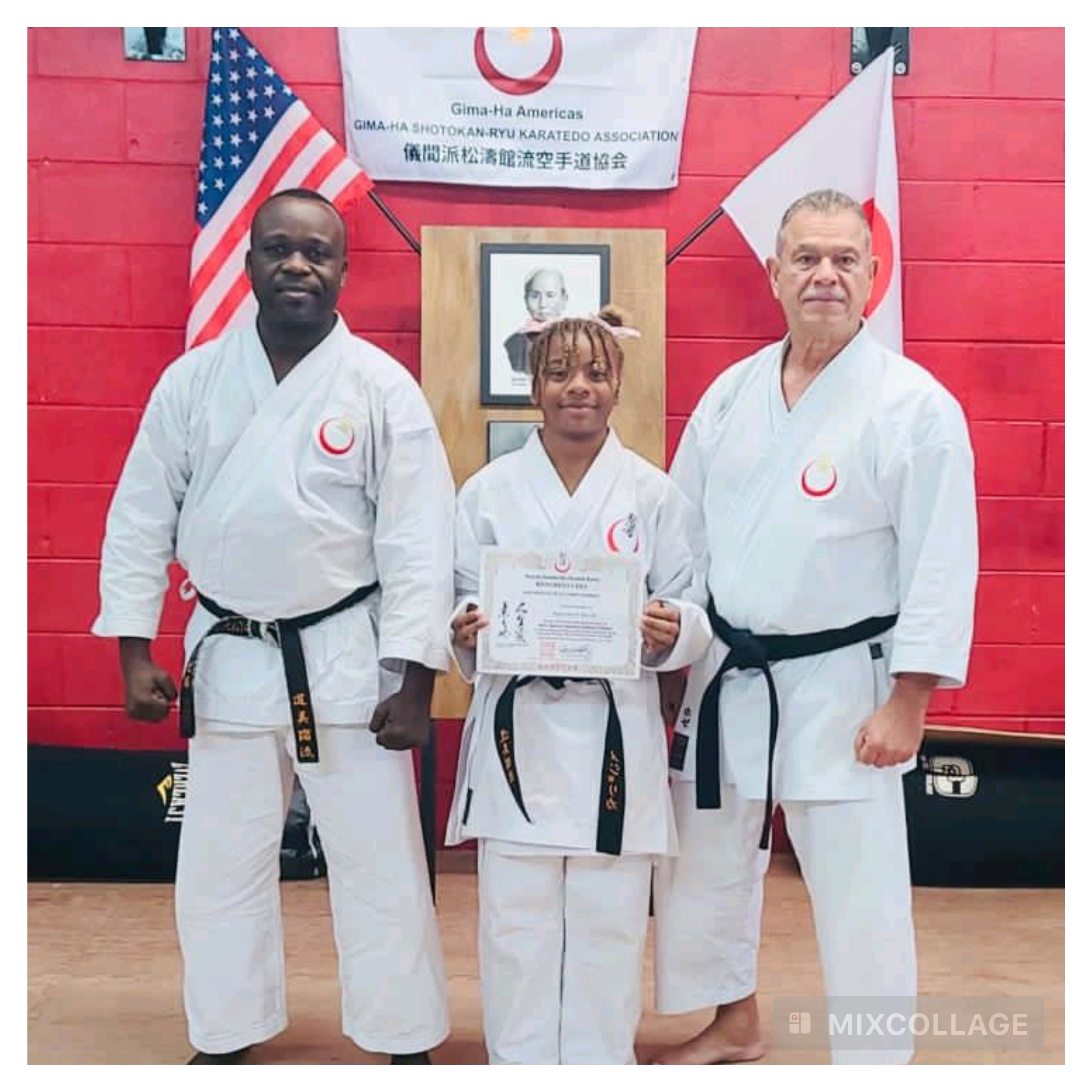 Mejorika Onyx Dorvil, la « Golden Girl », décroche officiellement sa ceinture noire-jaune !