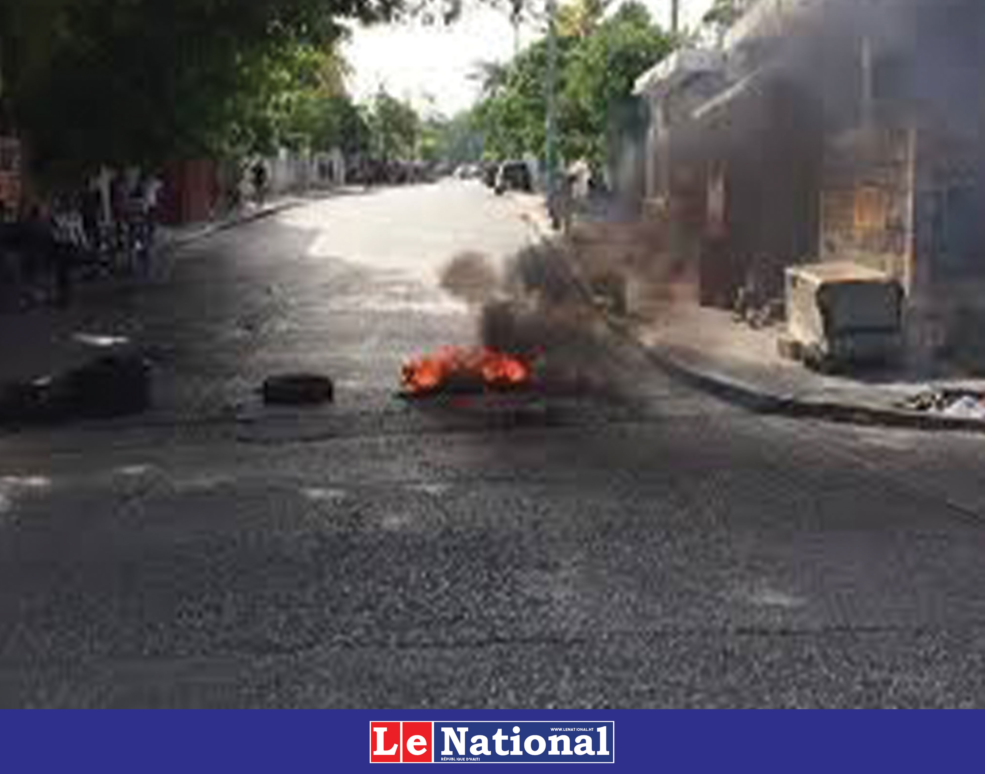 Barricades et embouteillages : une matinée de tension à Port-au-Prince