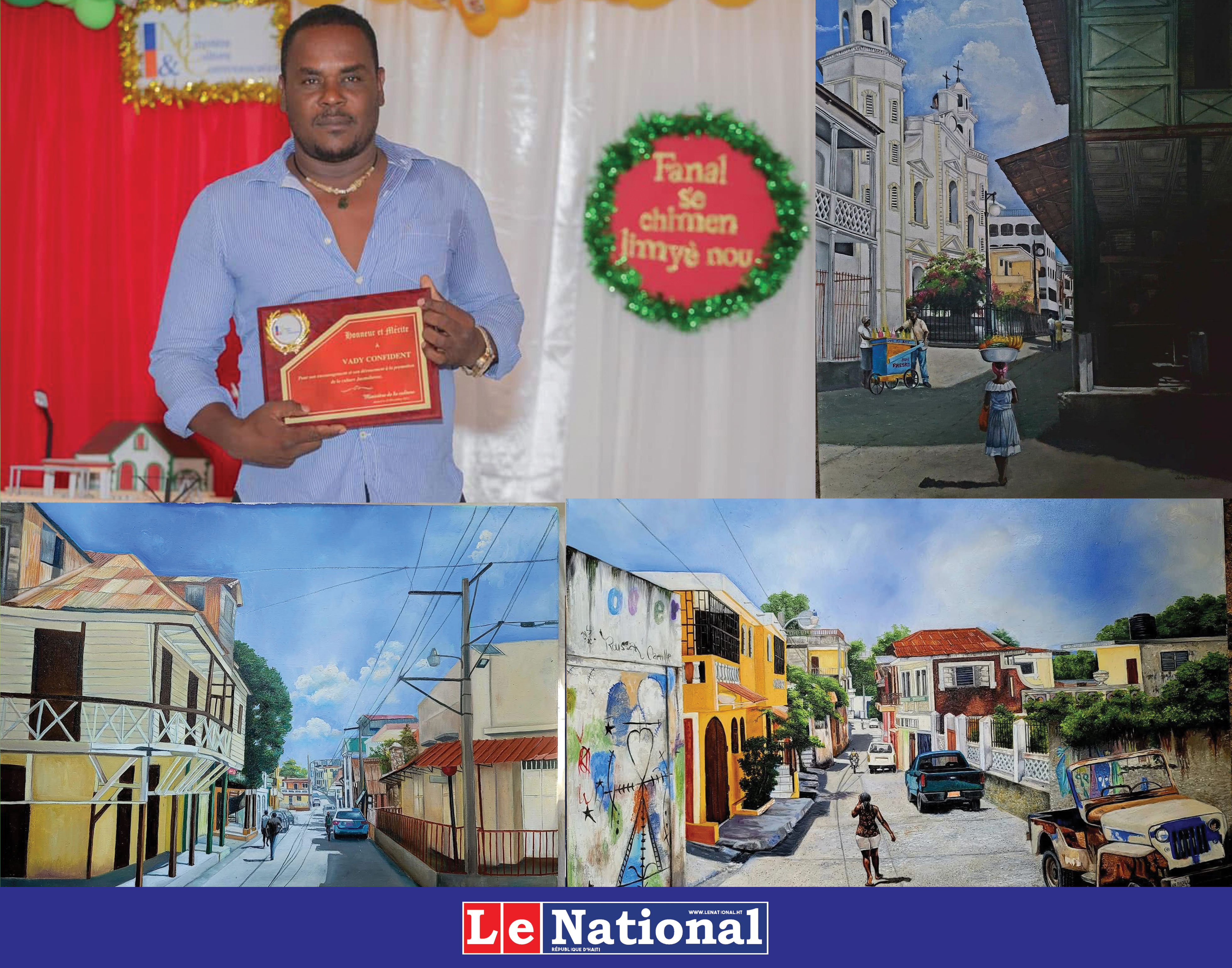 Entre mémoire et patrimoine : Vady Confident raconte Jacmel à travers ses tableaux