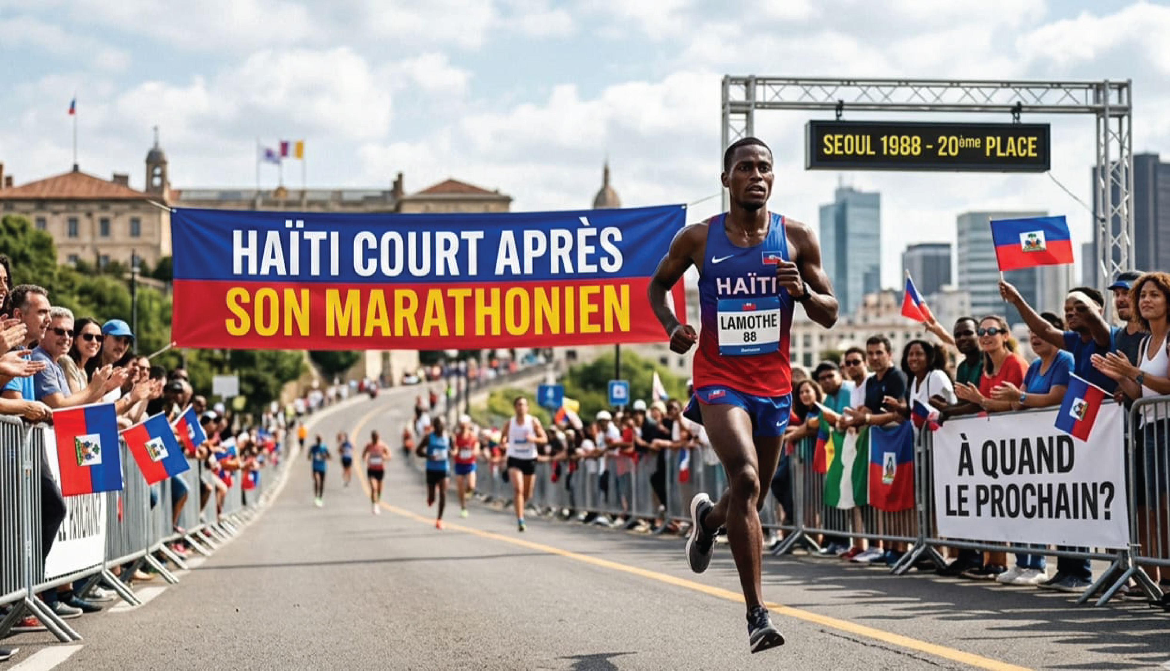 Haïti court après son marathonien
