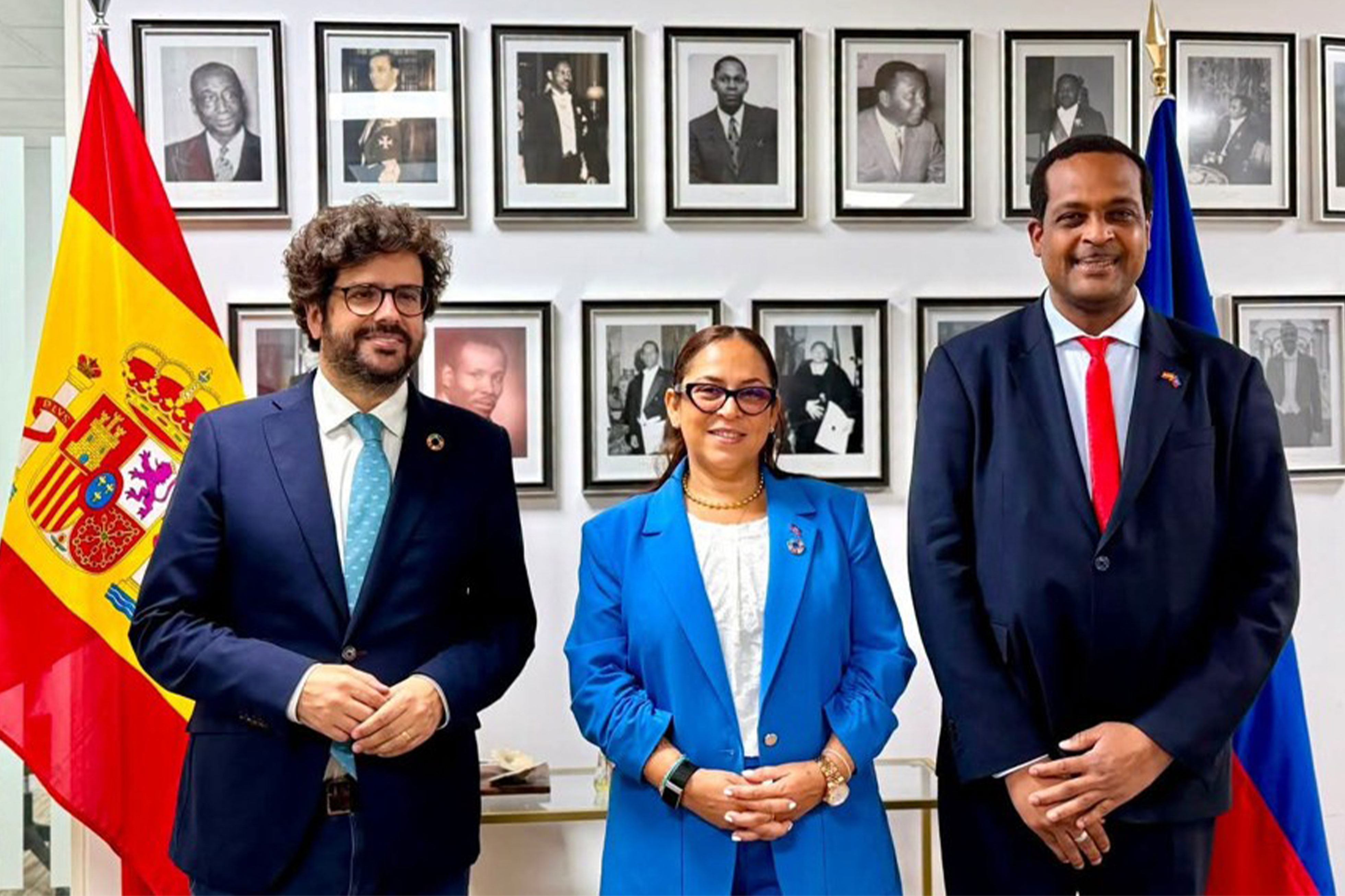 Raina Forbin à Madrid : Haïti plaide pour une coopération axée sur l'investissement et le développement durable
