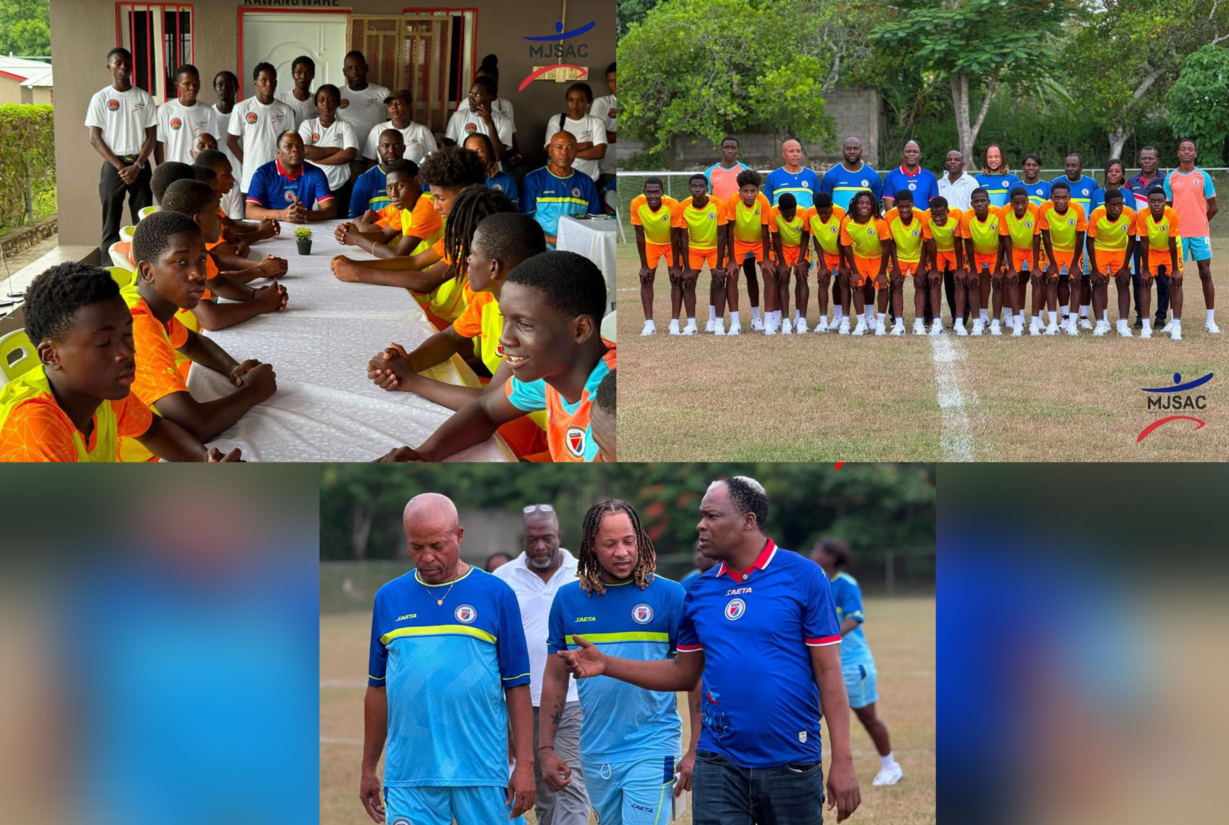 CFU Challenge Series 2026 : le ministre Dumas rend visite aux Grenadiers U14 en stage à Dilaire