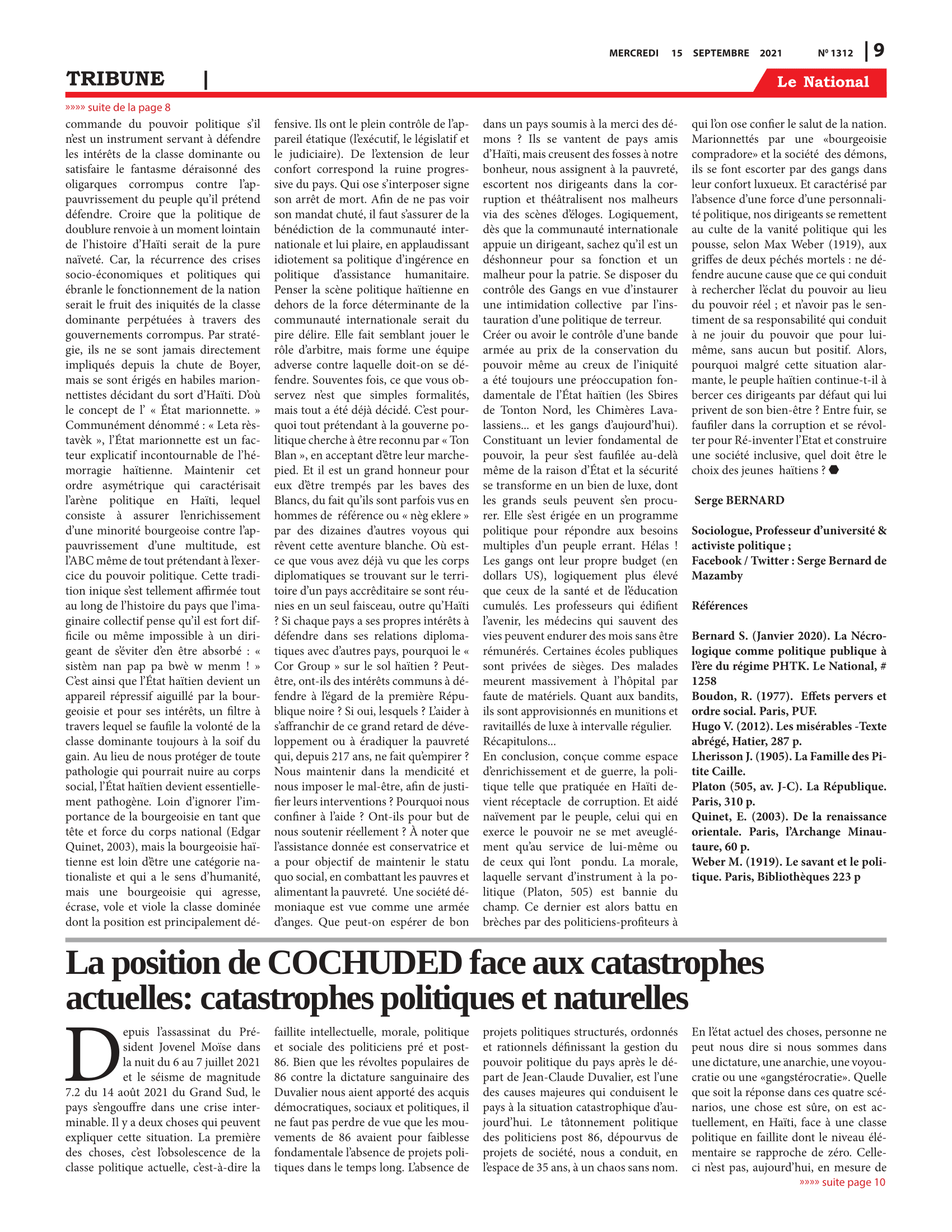 Page 9 de l'édition 1312