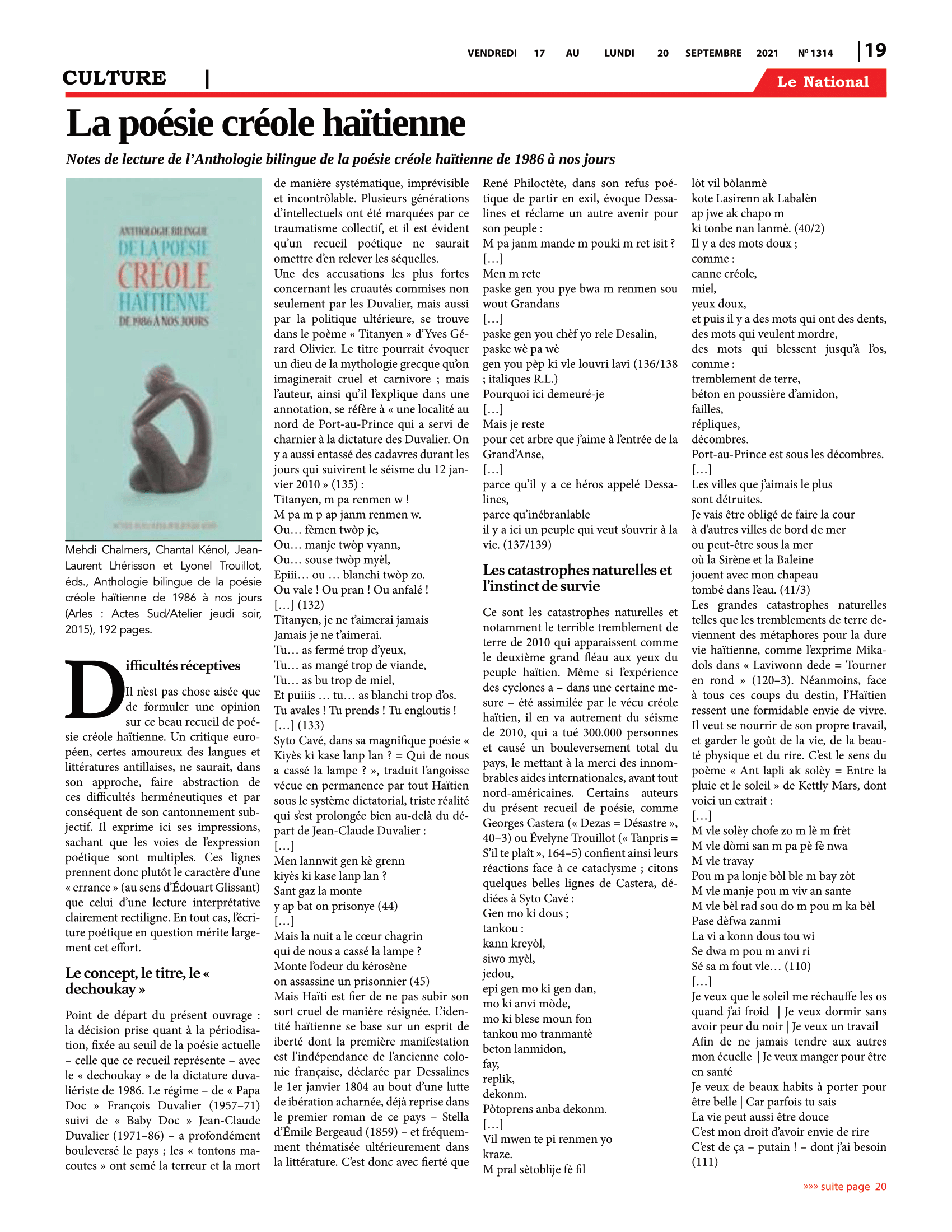Page 19 de l'édition 1314