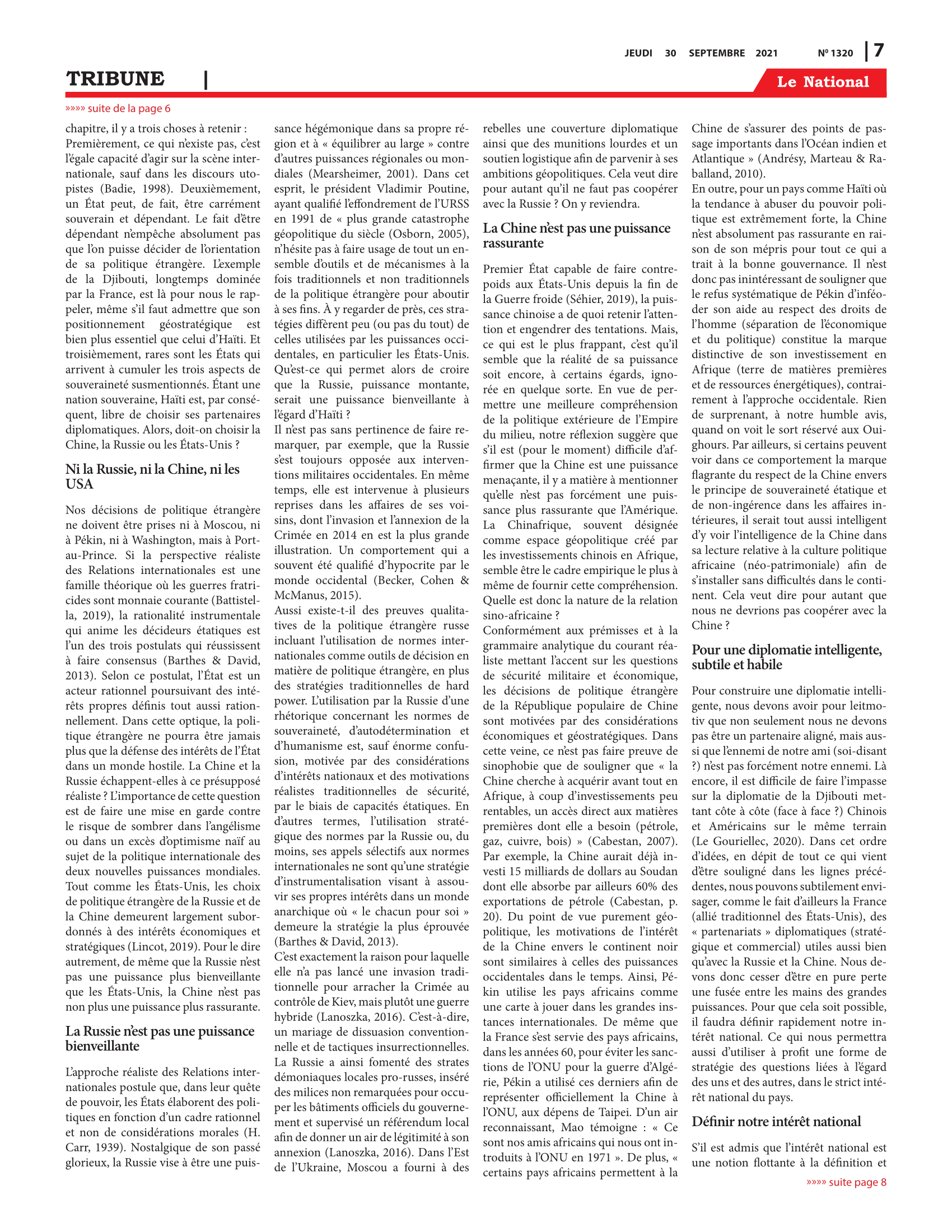 Page 7 de l'édition 1320