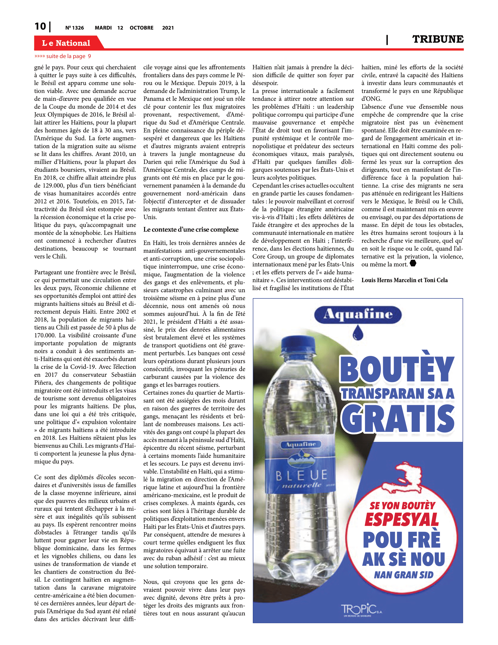 Page 10 de l'édition 1326