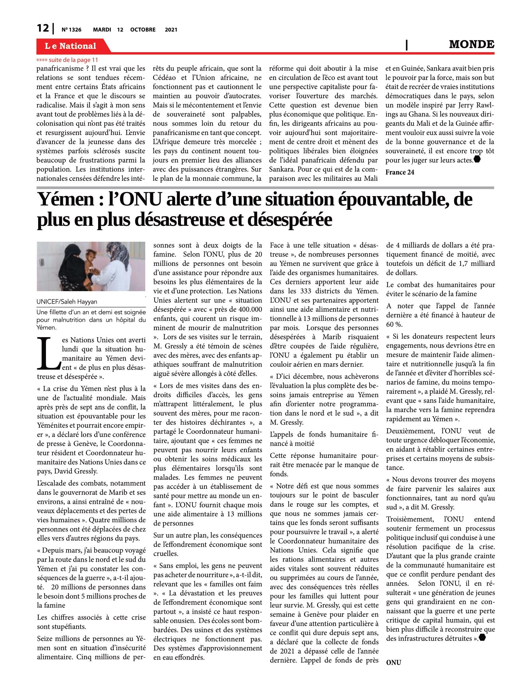 Page 12 de l'édition 1326