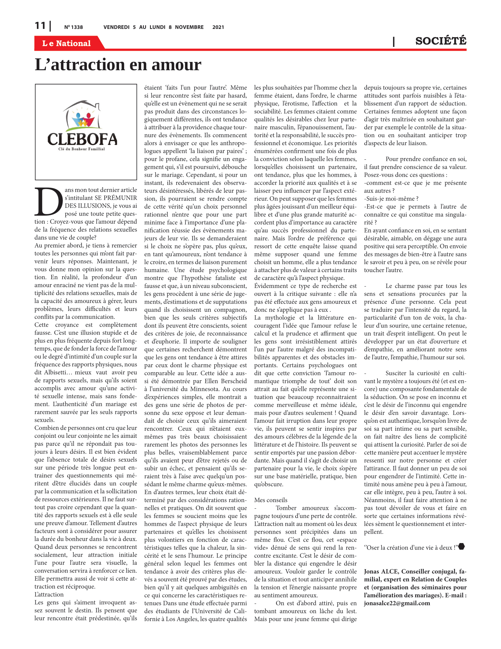 Page 11 de l'édition 1338