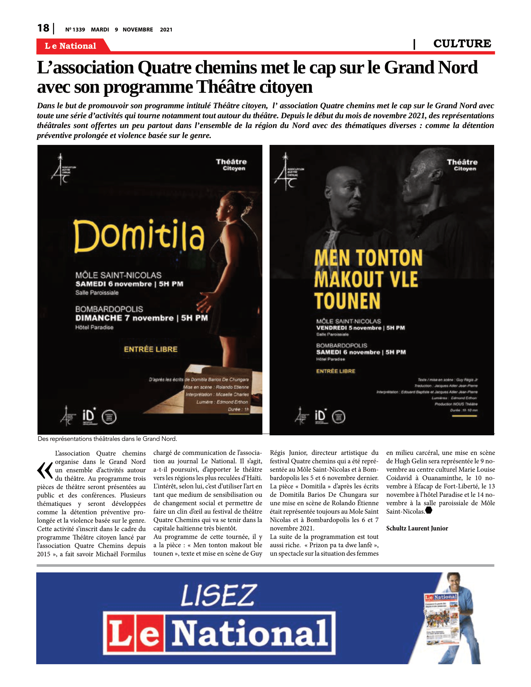 Page 18 de l'édition 1339