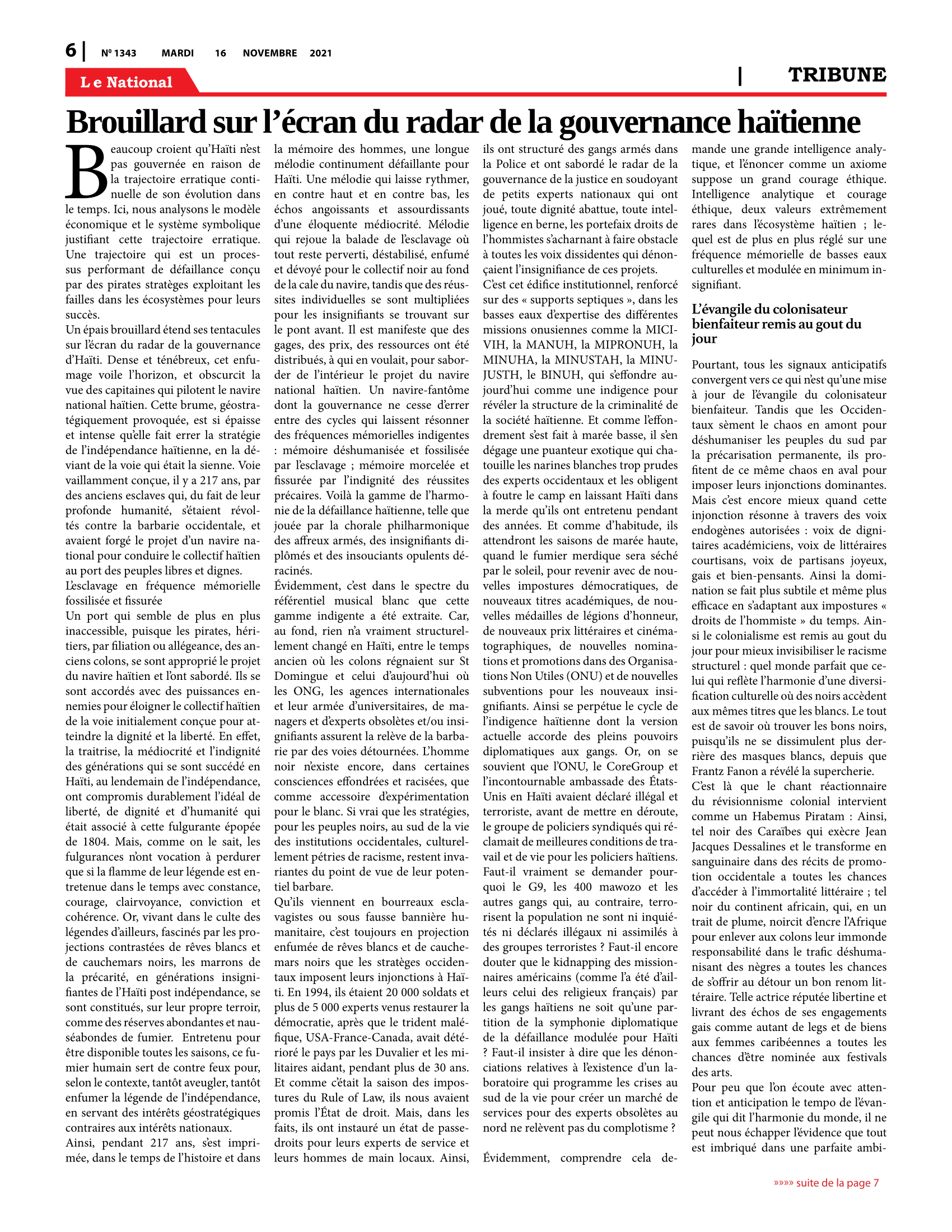 Page 6 de l'édition 1343