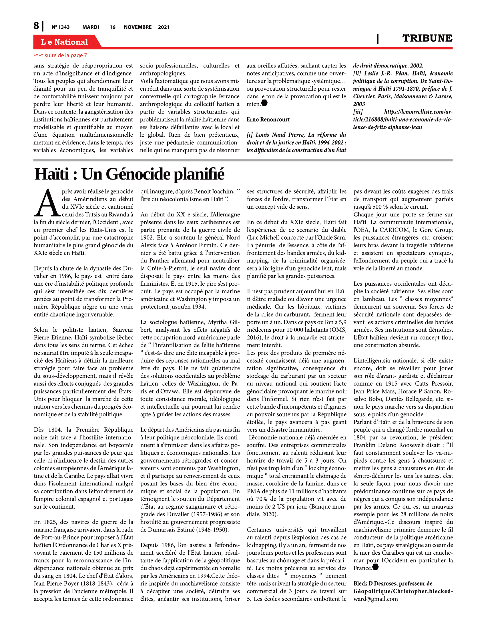 Page 8 de l'édition 1343