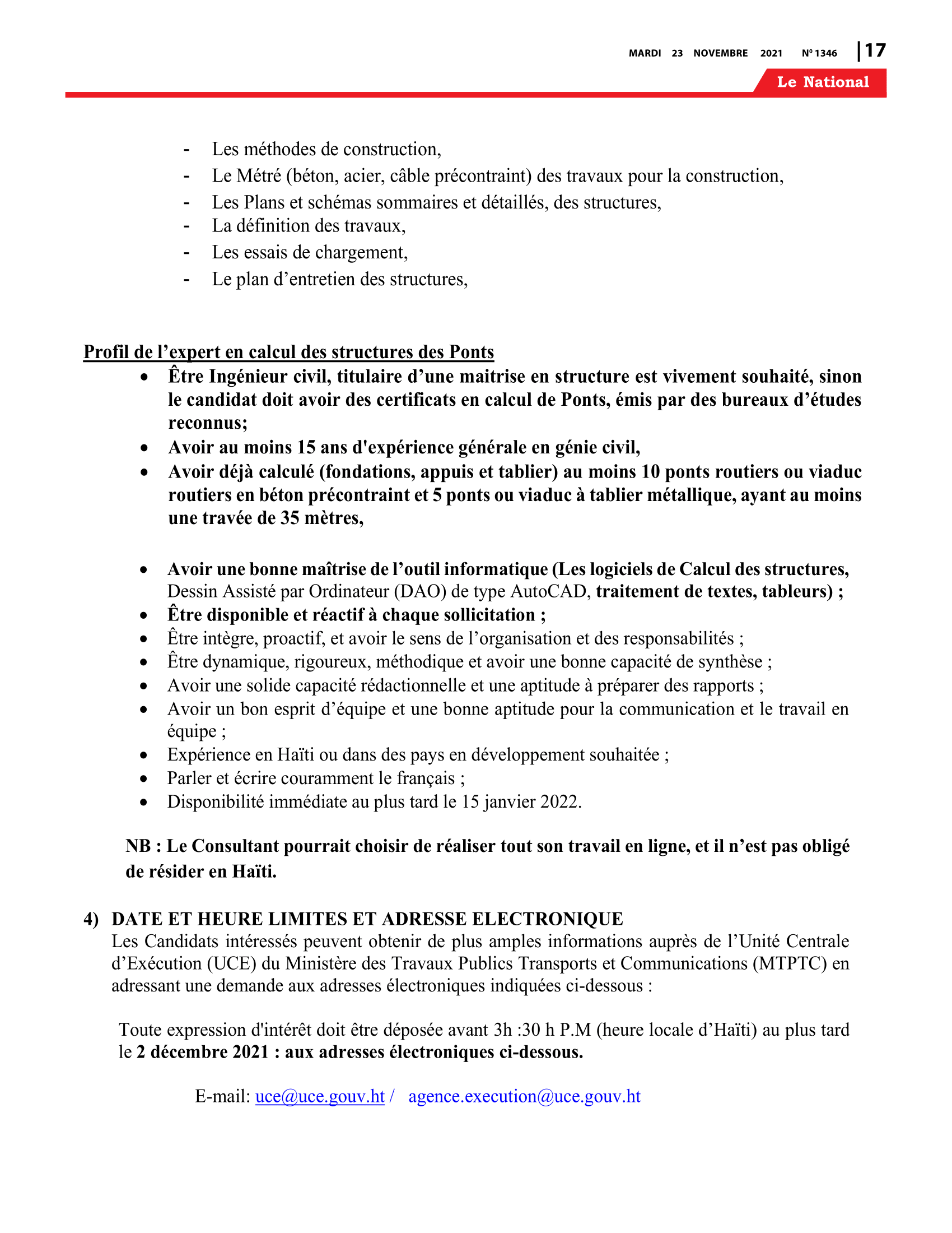 Page 17 de l'édition 1346