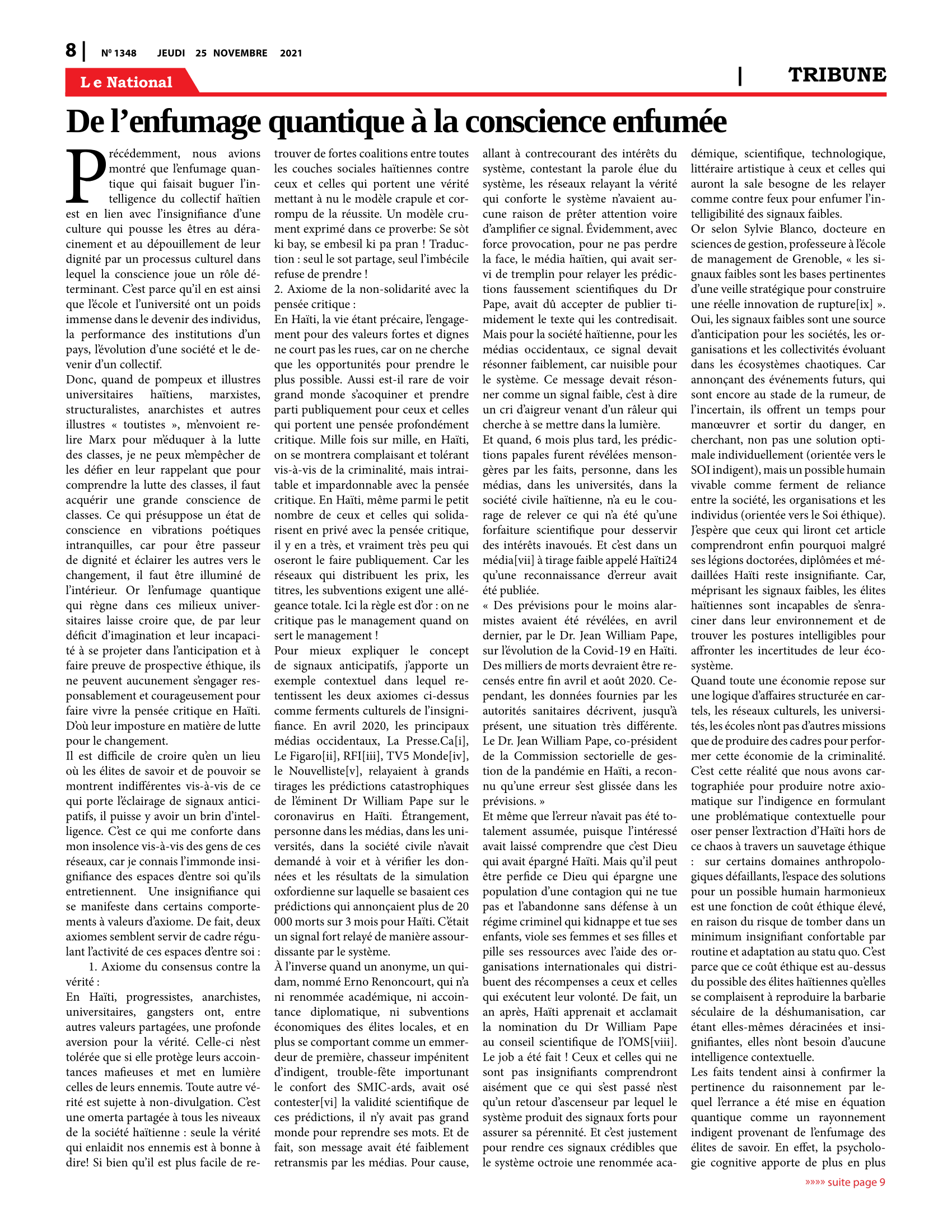Page 8 de l'édition 1348