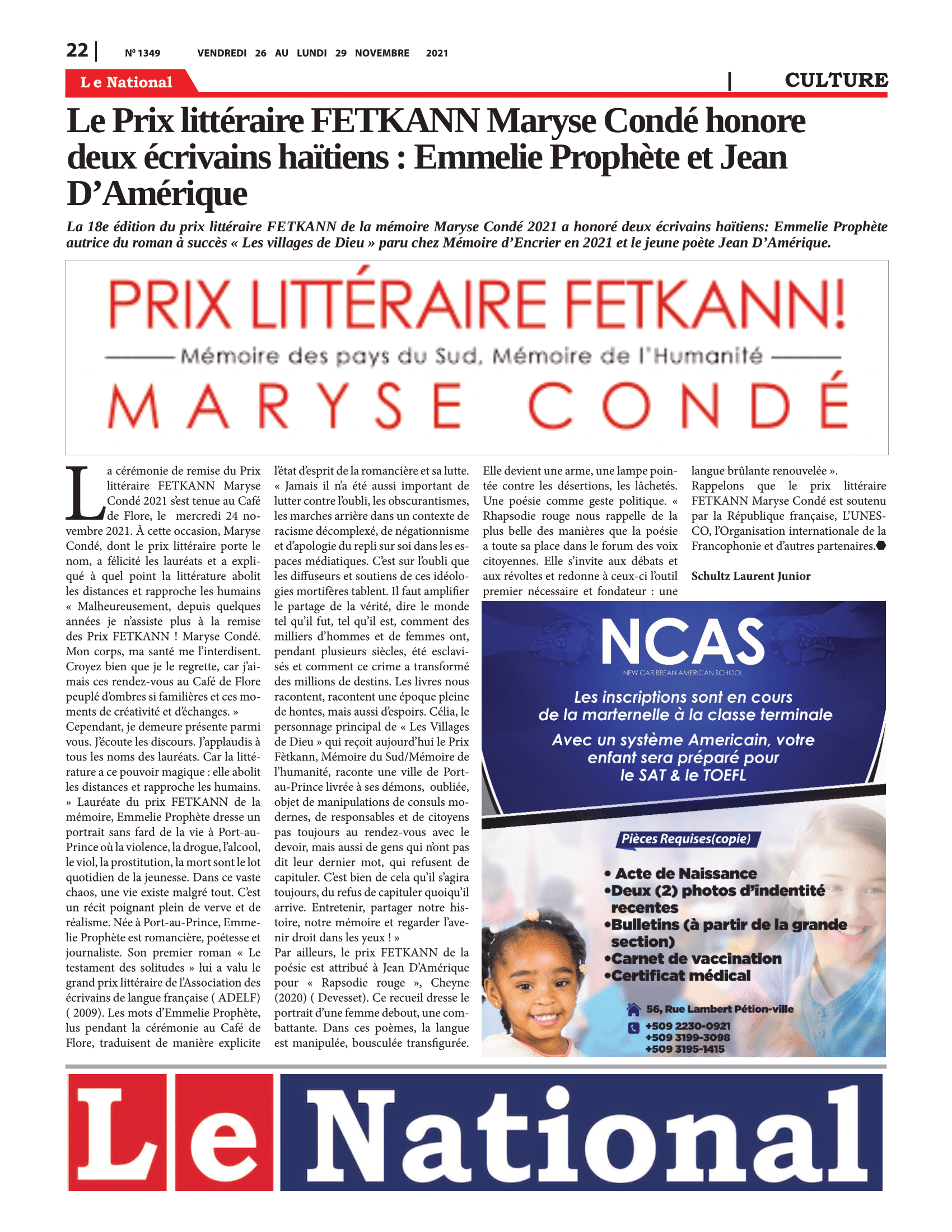 Page 22 de l'édition 1349