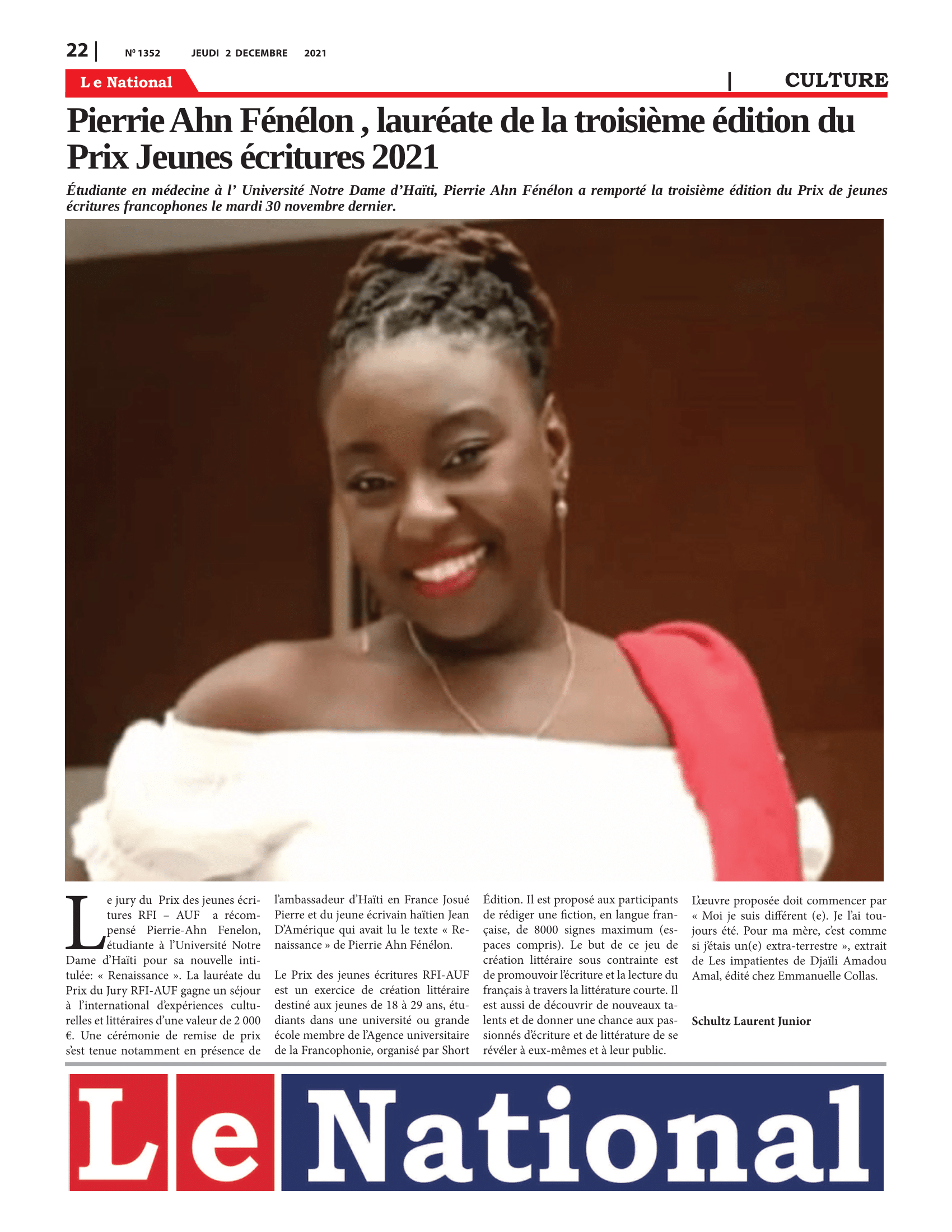 Page 22 de l'édition 1352