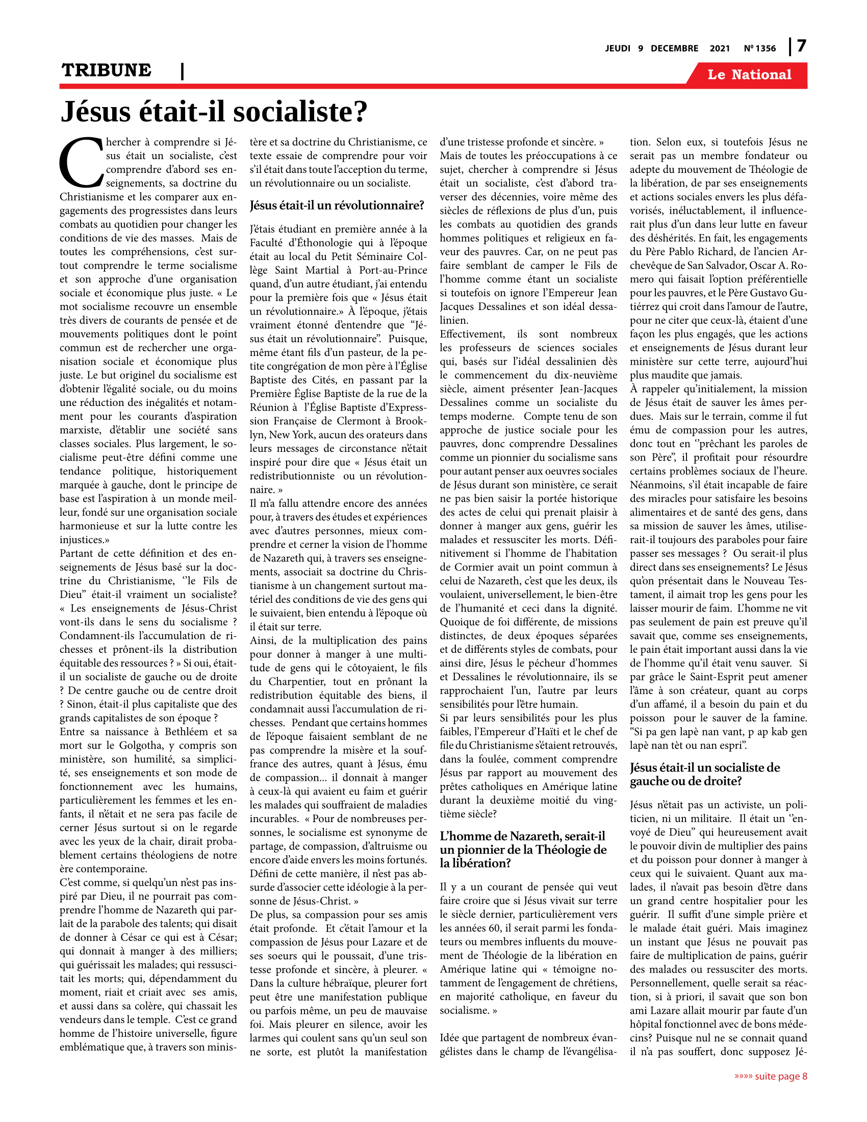 Page 7 de l'édition 1356