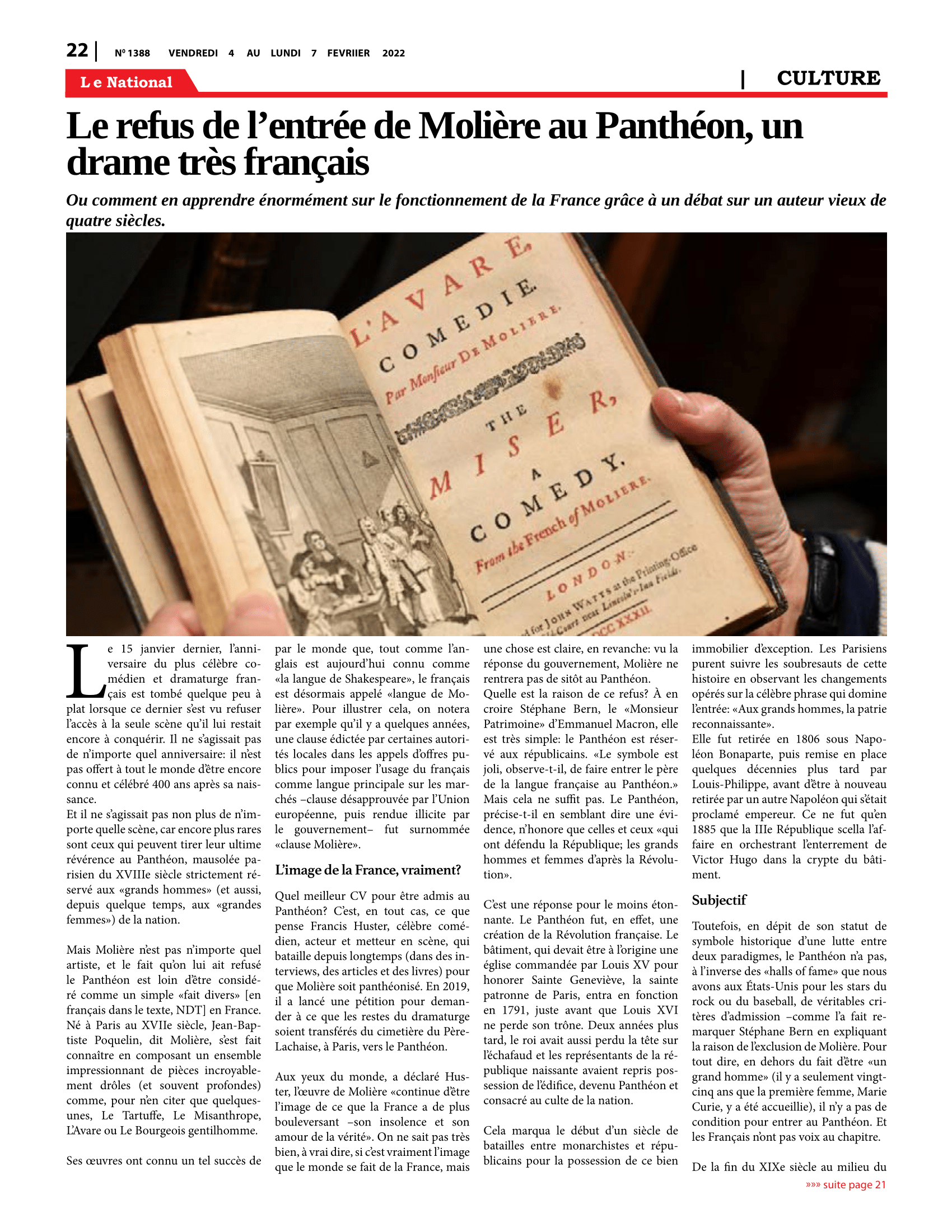 Page 22 de l'édition 1388