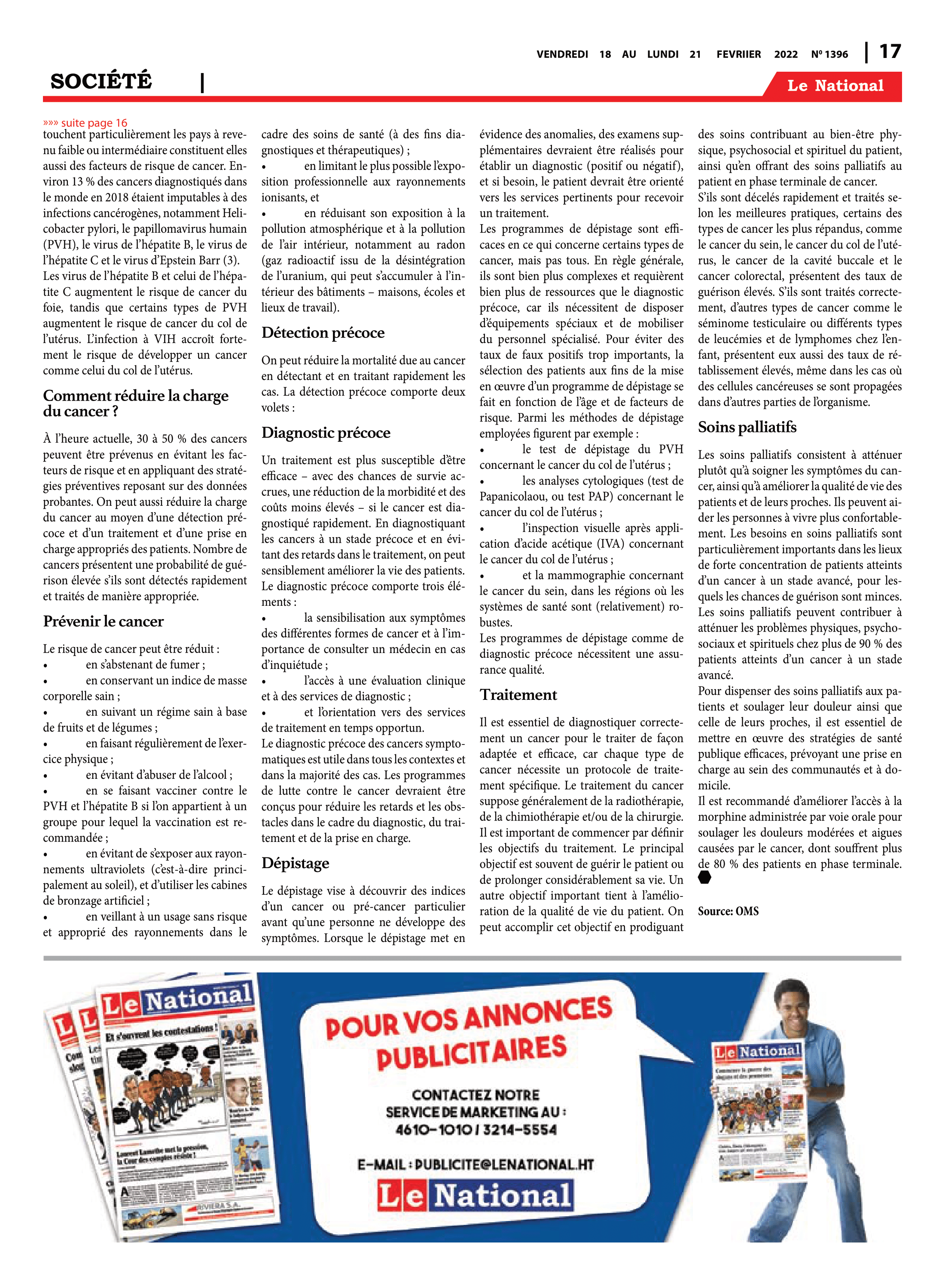 Page 17 de l'édition 1396