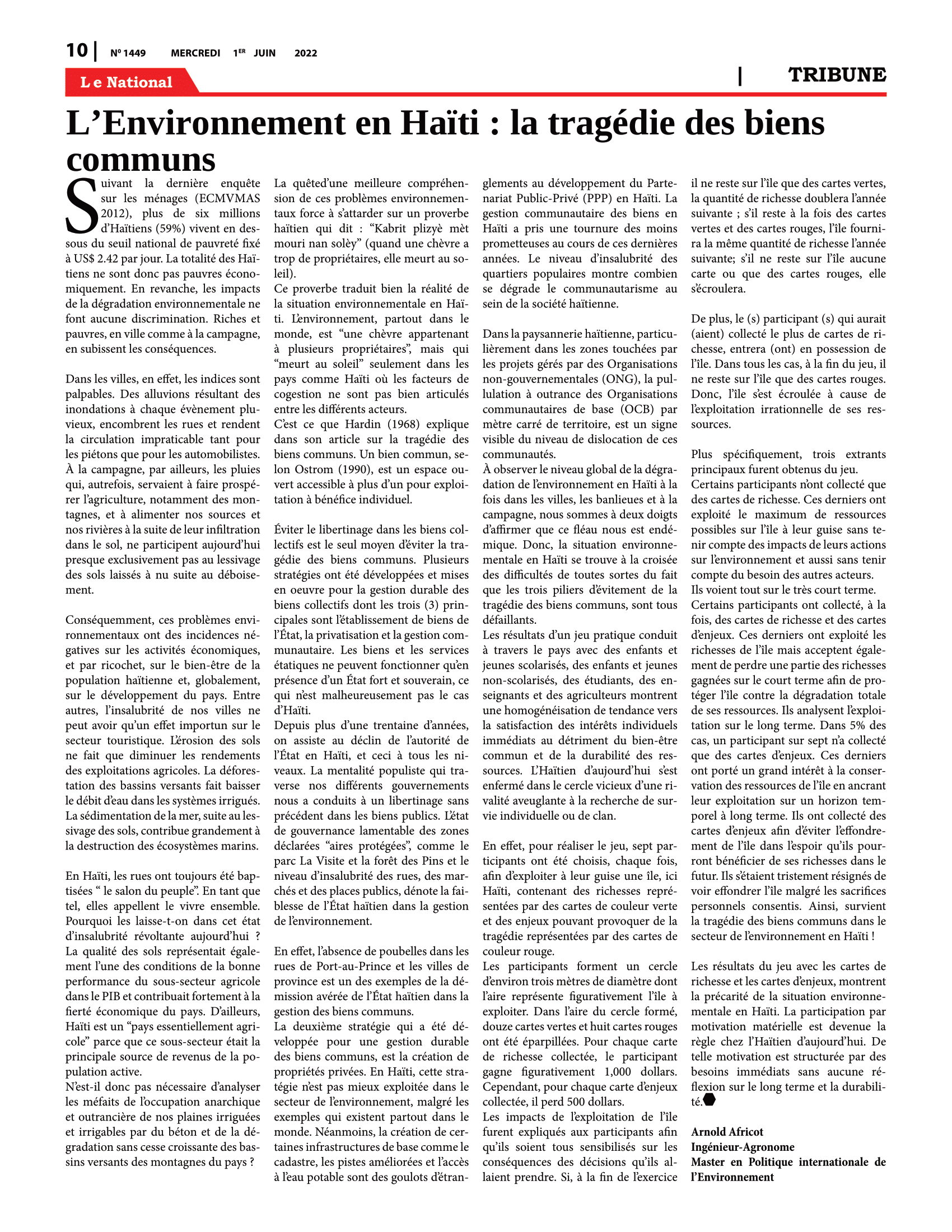 Page 10 de l'édition 1449