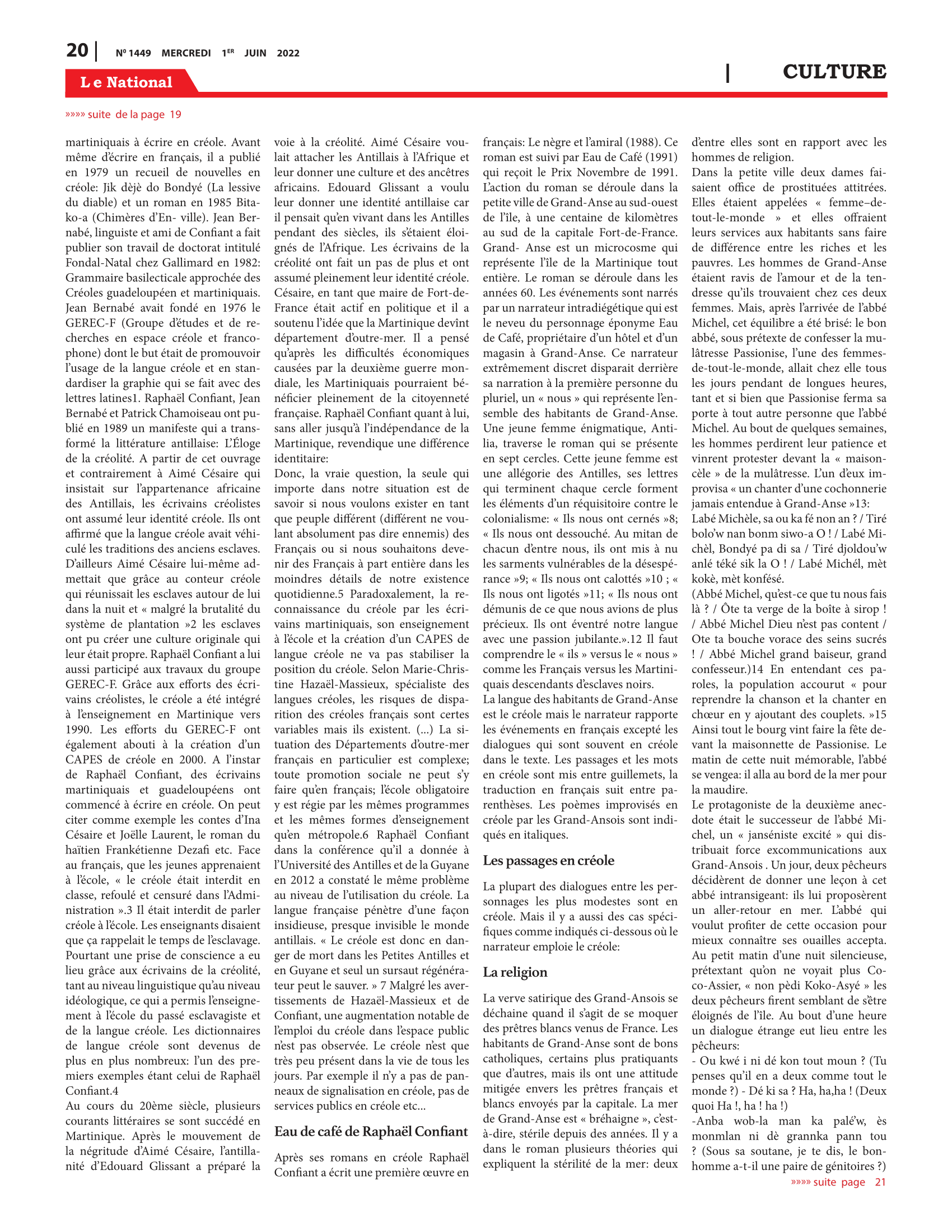 Page 20 de l'édition 1449