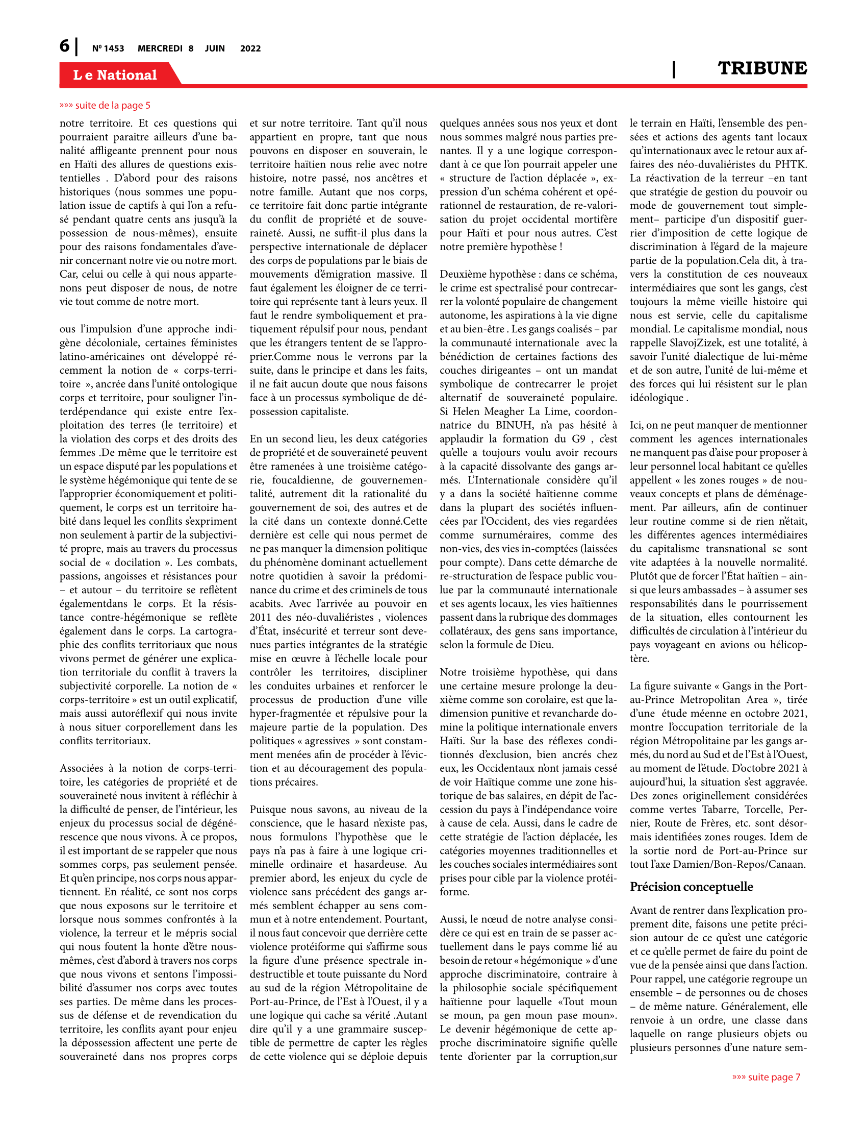 Page 6 de l'édition 1453