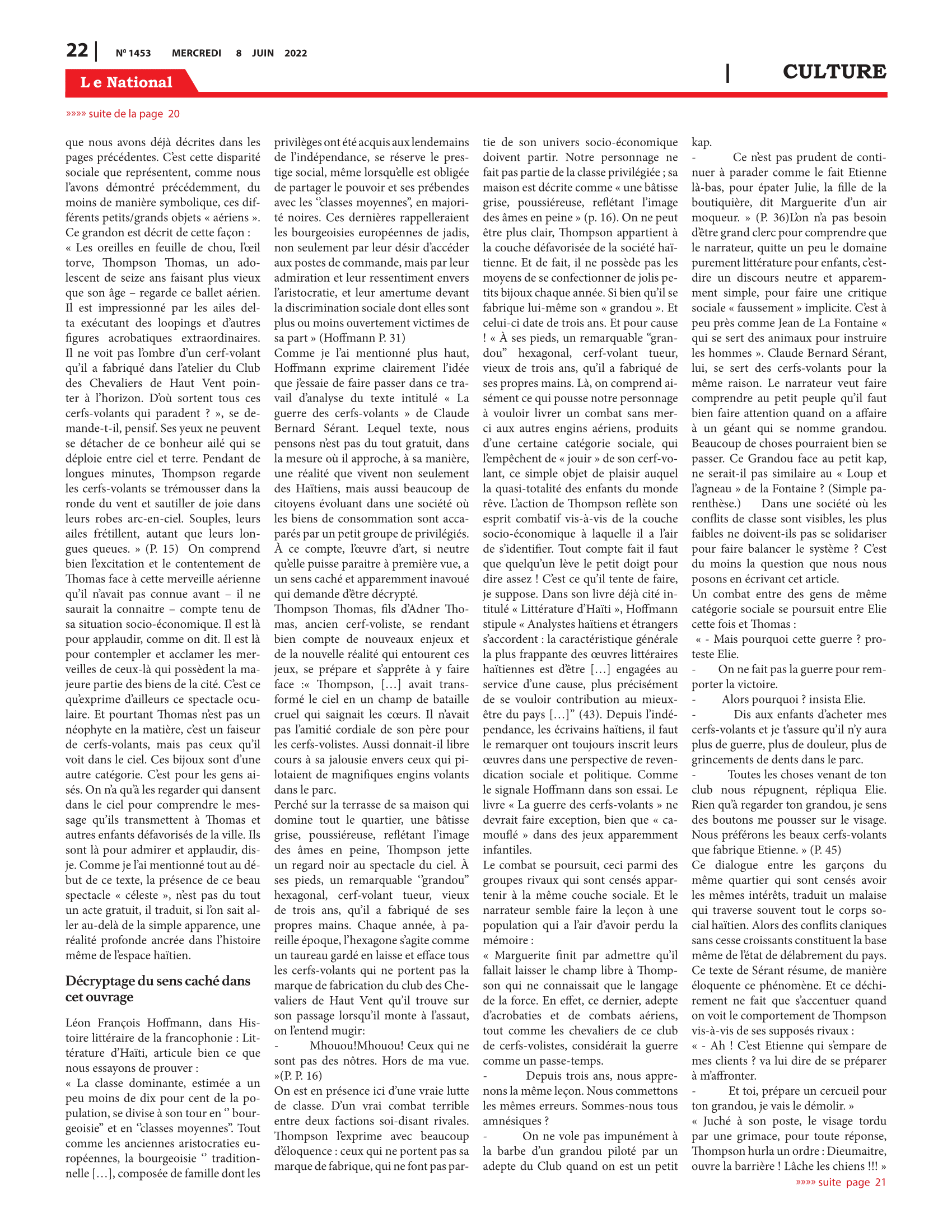 Page 22 de l'édition 1453