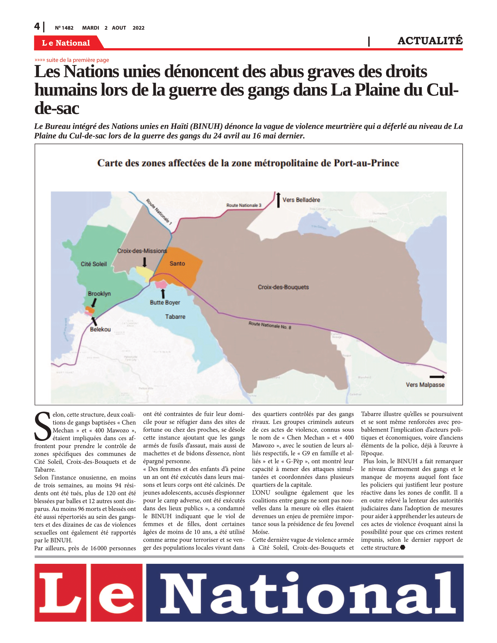 Page 4 de l'édition 1482