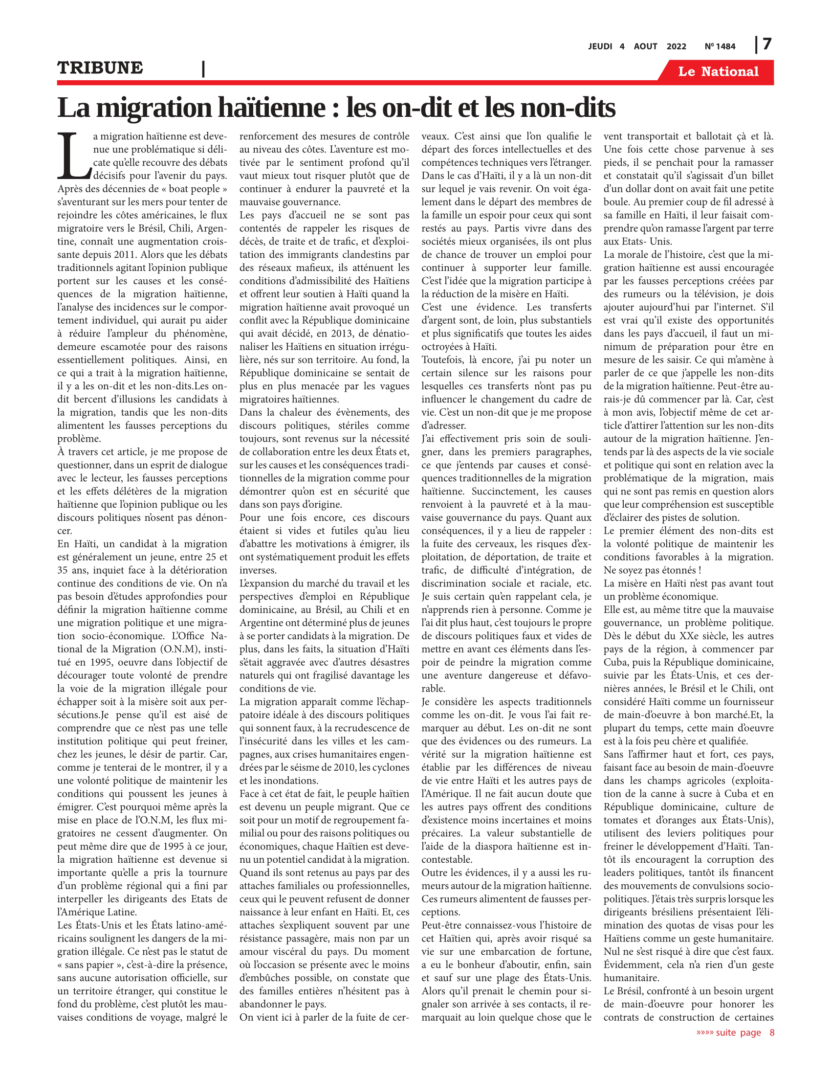 Page 7 de l'édition 1484