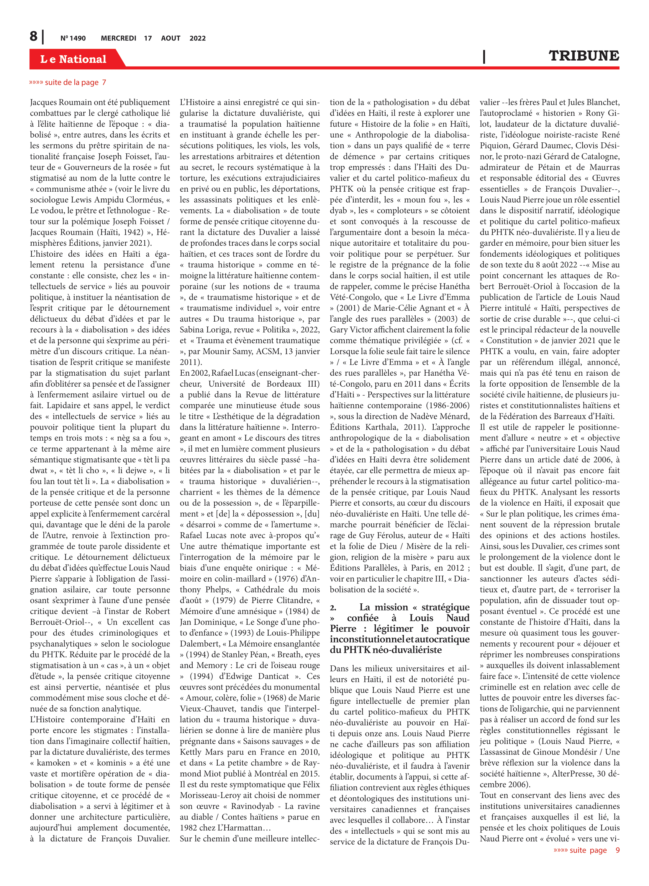 Page 8 de l'édition 1490