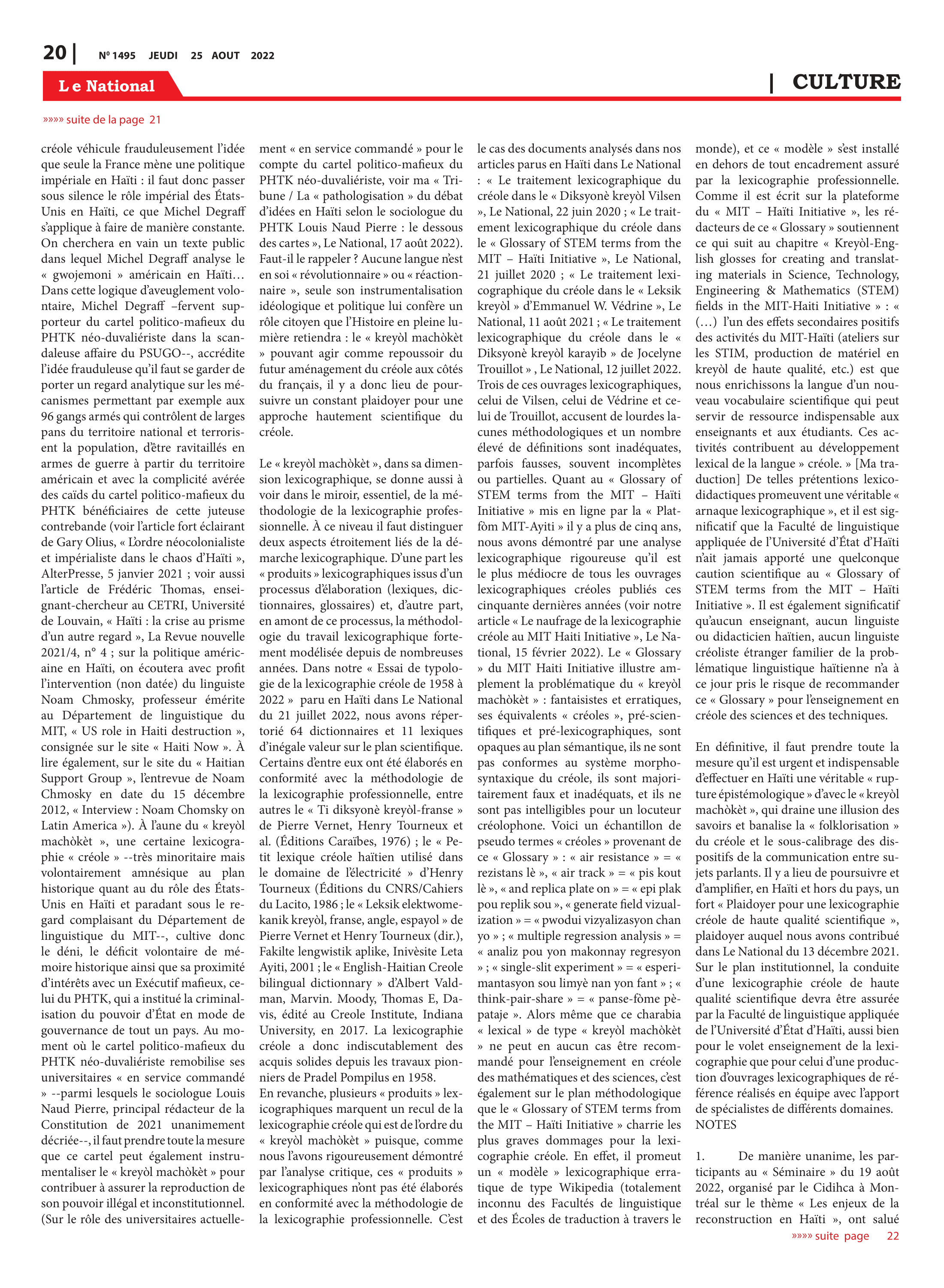 Page 20 de l'édition 1495