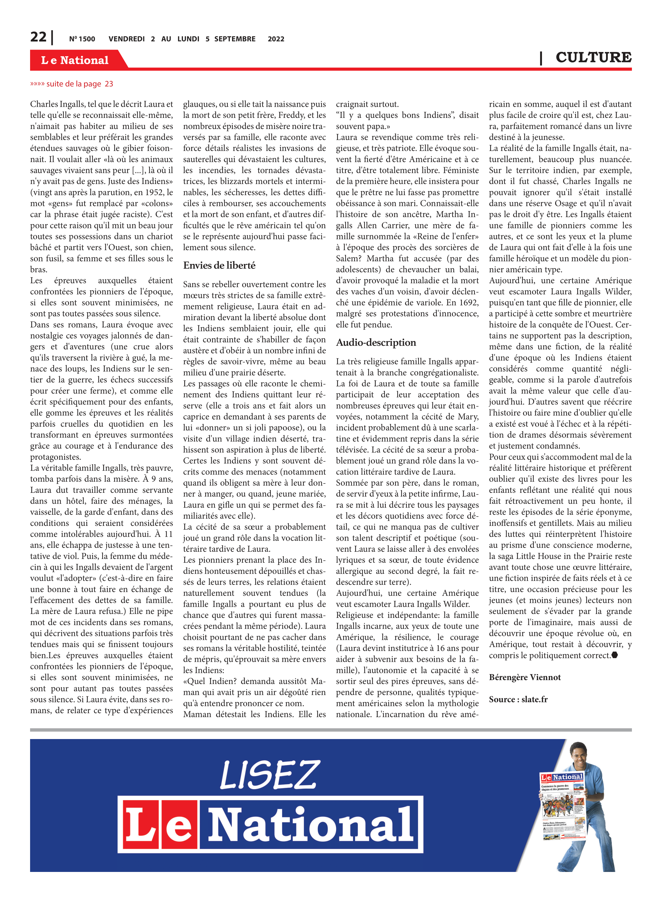 Page 22 de l'édition 1500