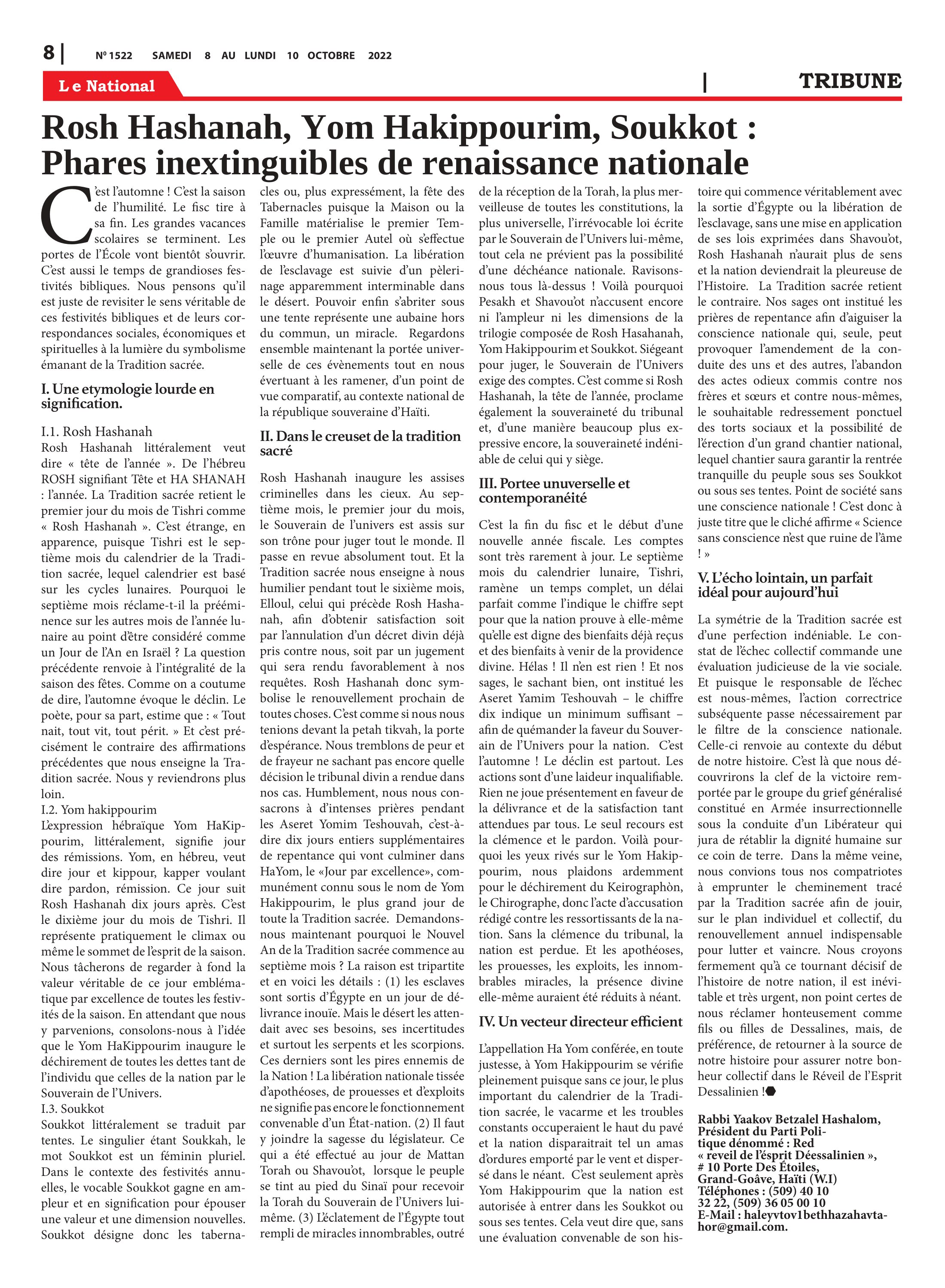 Page 8 de l'édition 1522