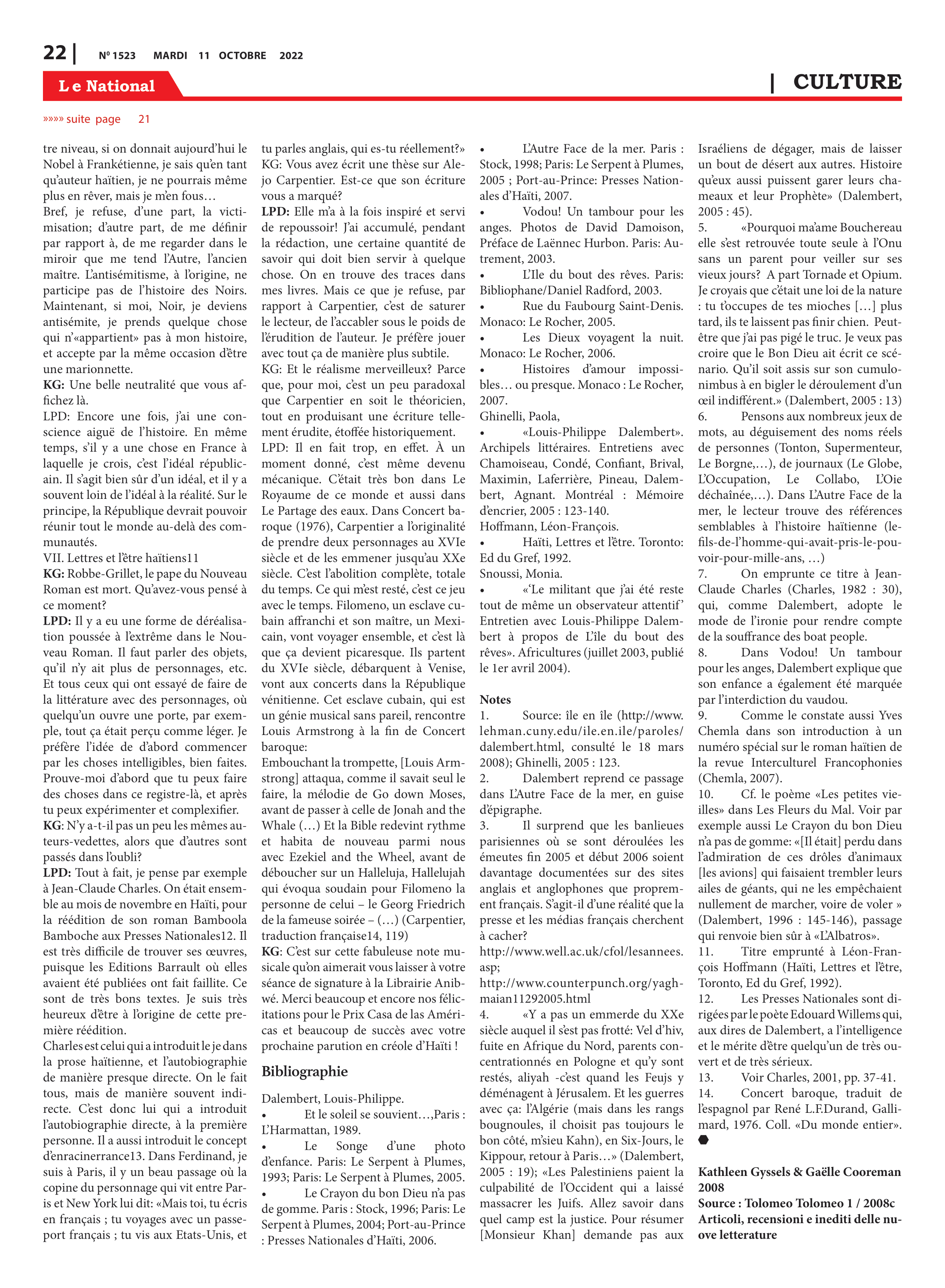 Page 22 de l'édition 1523