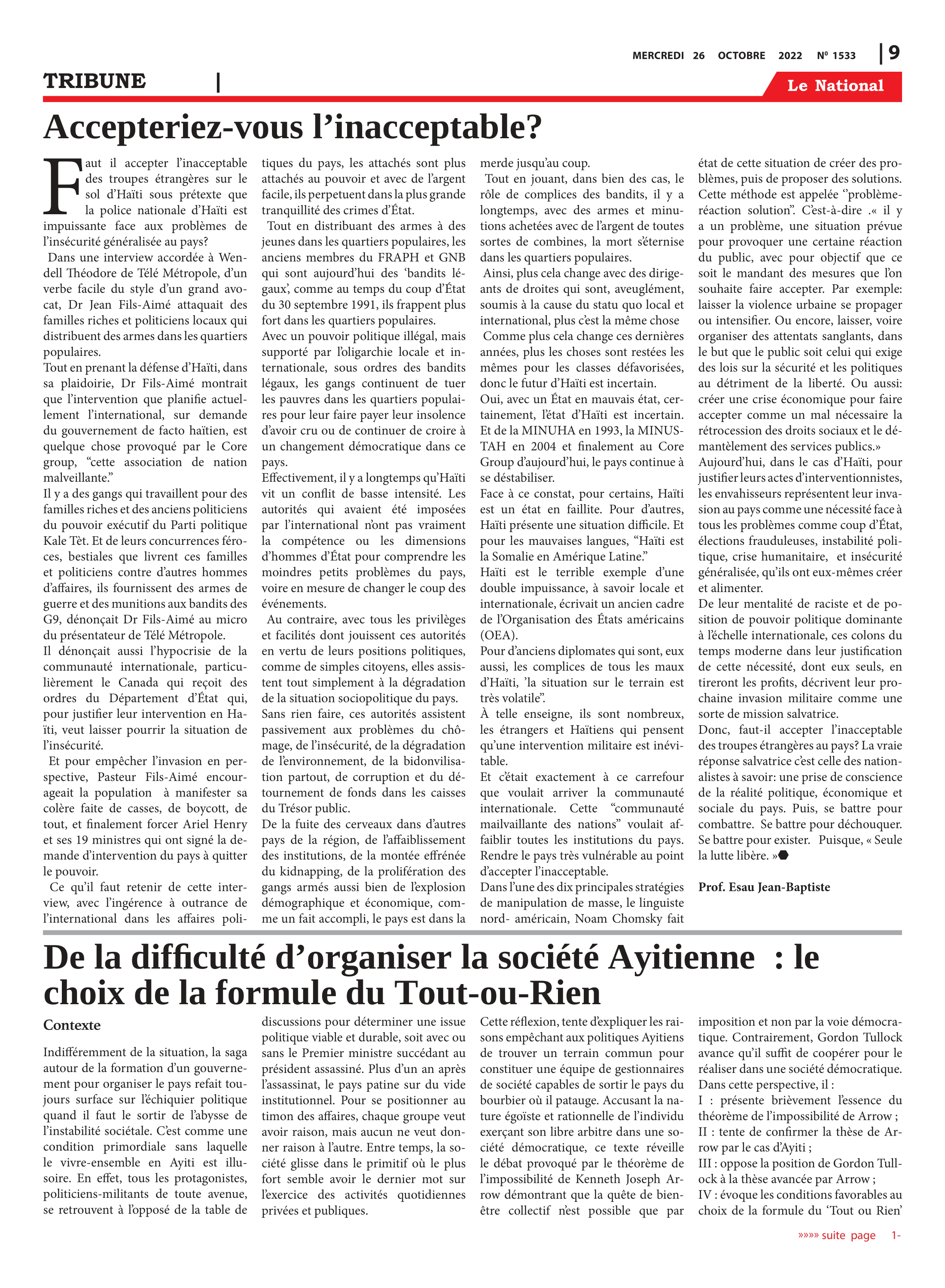 Page 9 de l'édition 1533