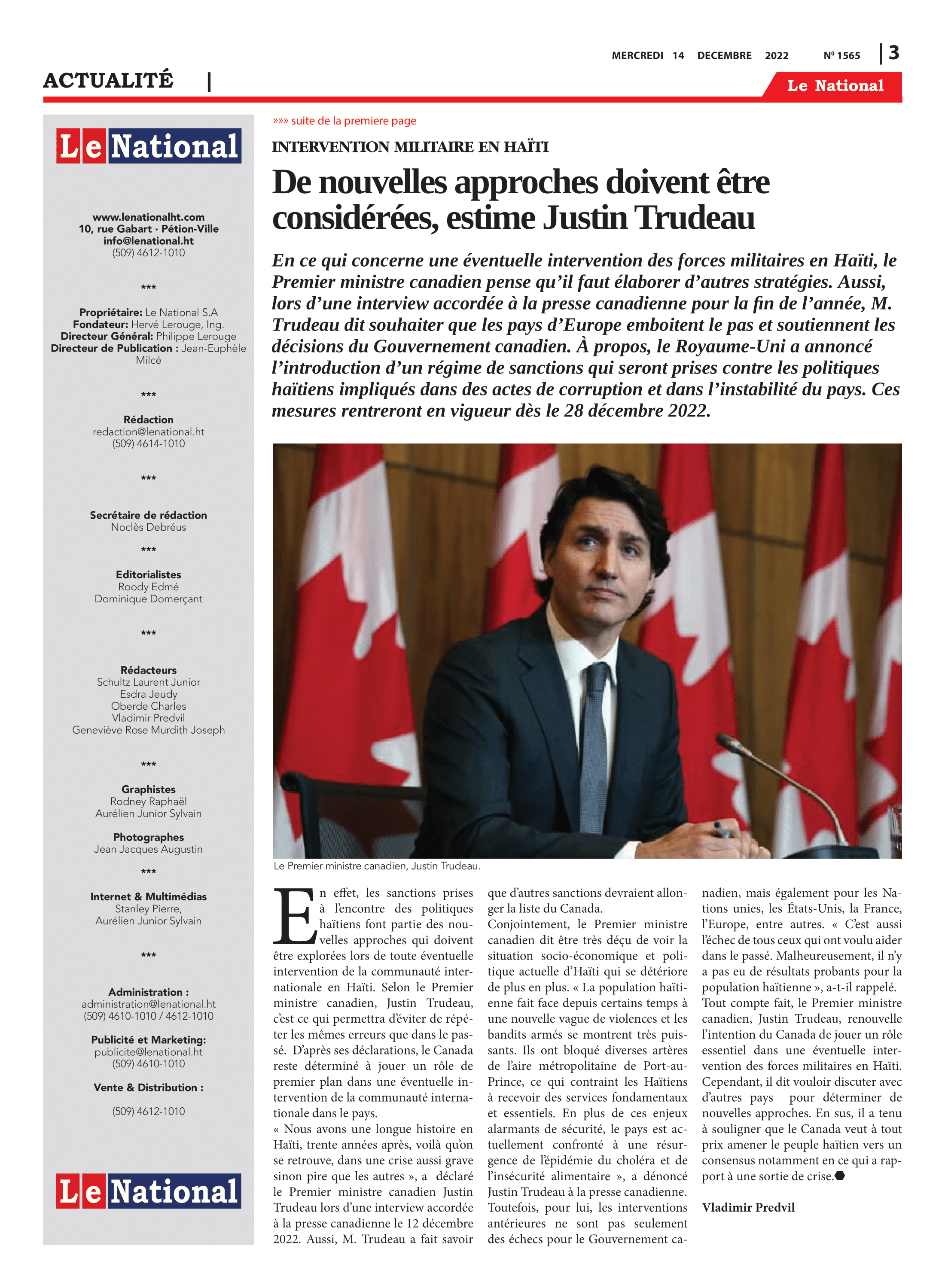 Page 3 de l'édition 1565