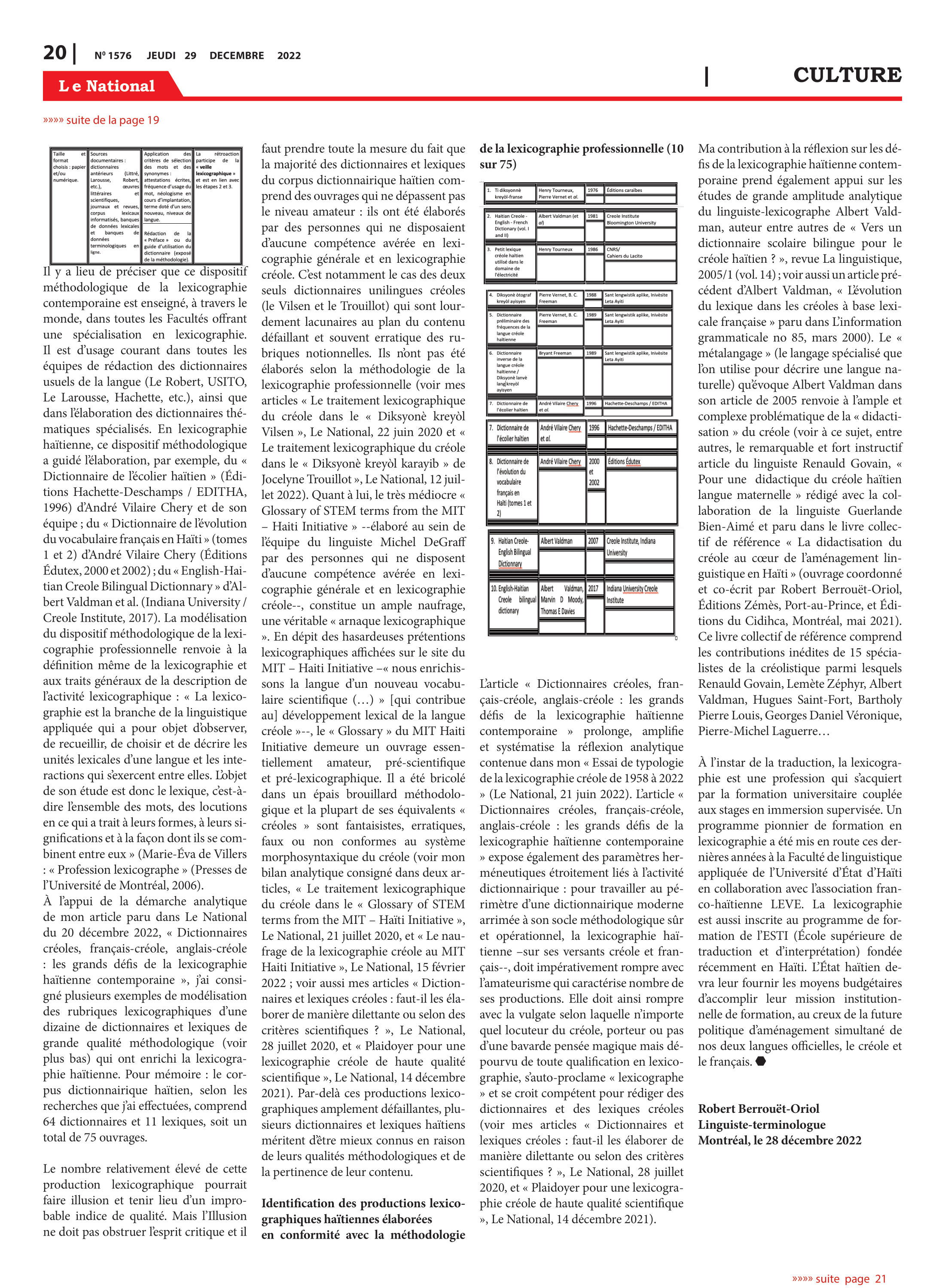 Page 20 de l'édition 1576