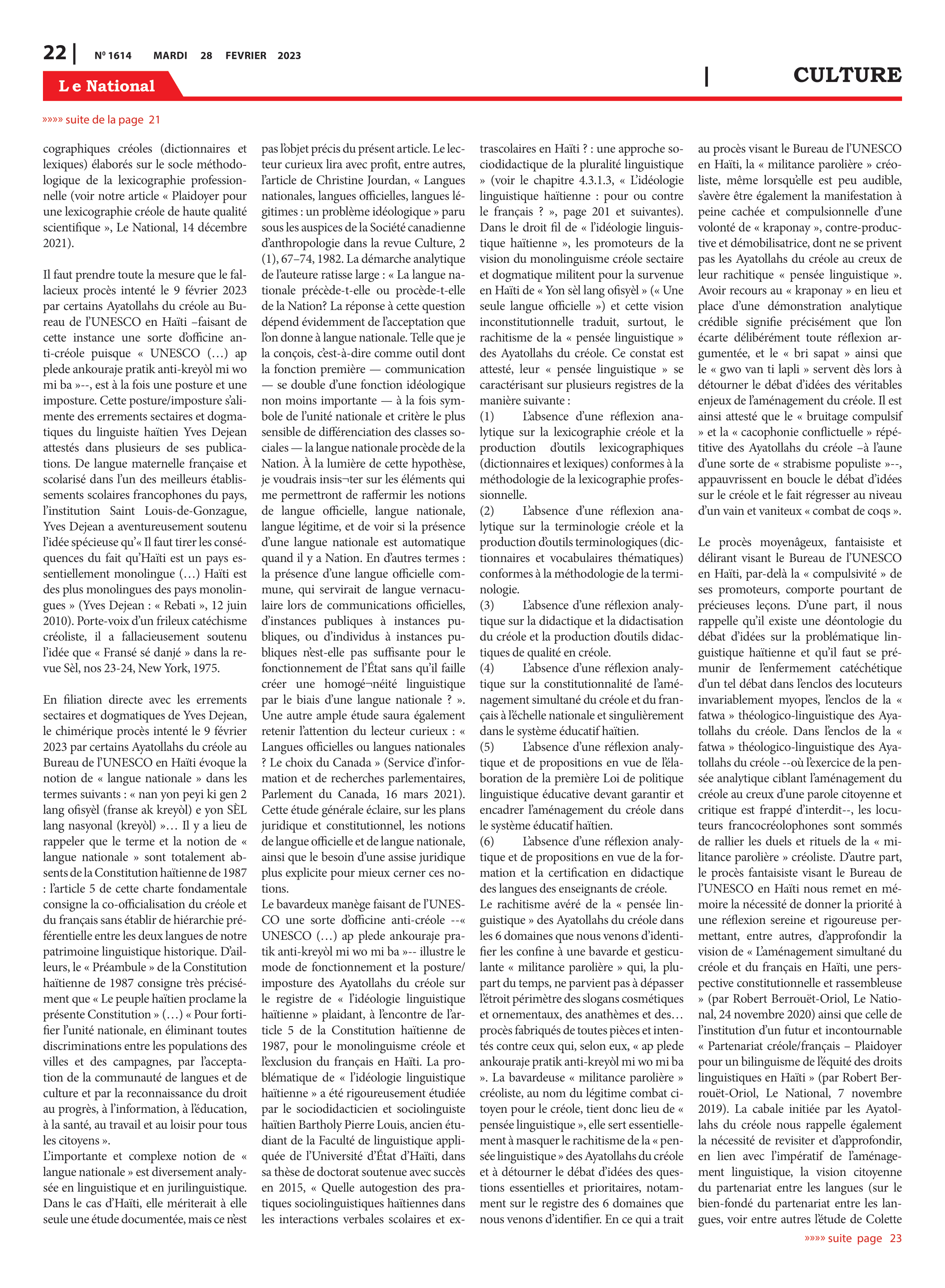 Page 22 de l'édition 1614