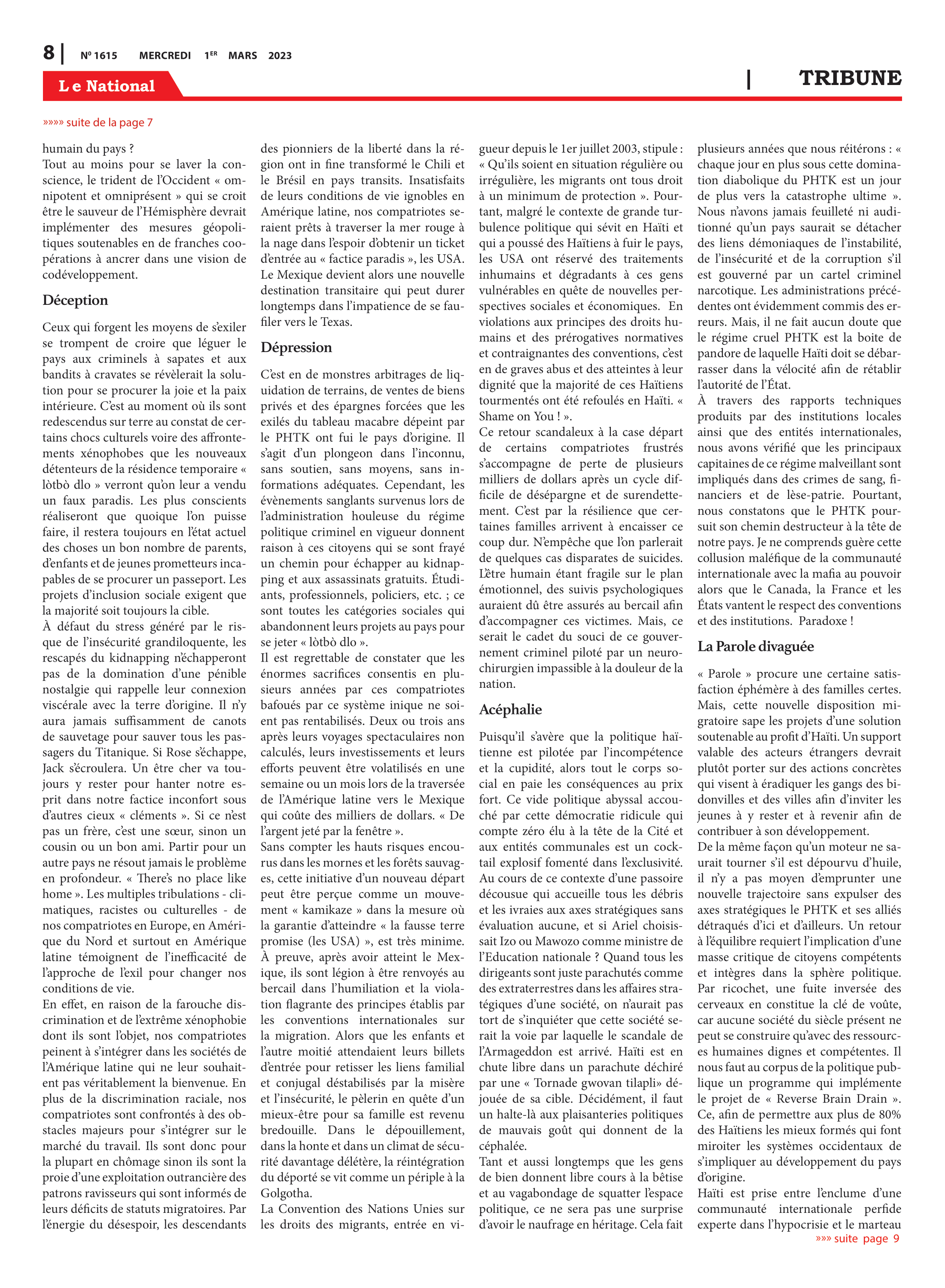 Page 8 de l'édition 1615