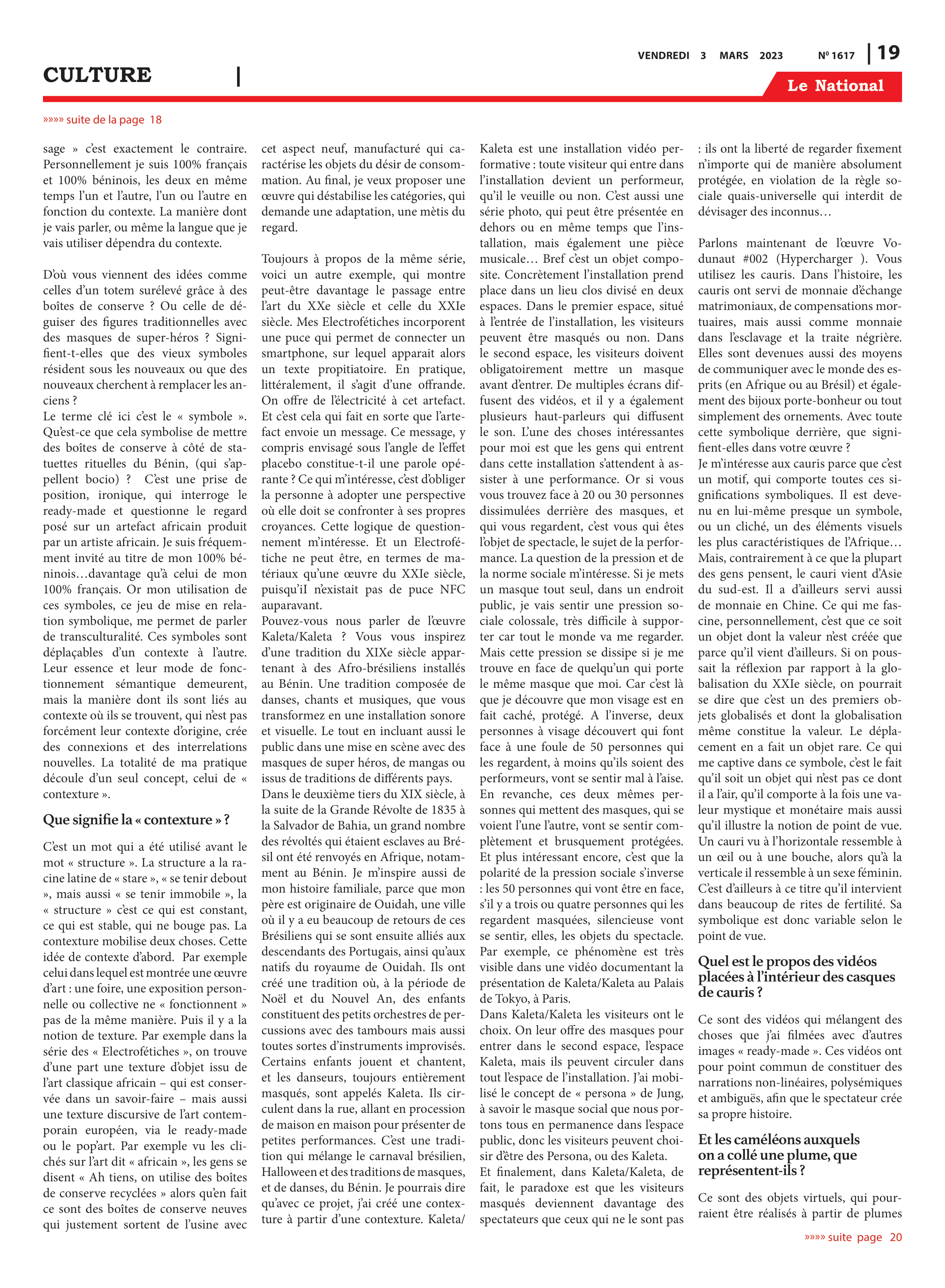 Page 19 de l'édition 1617